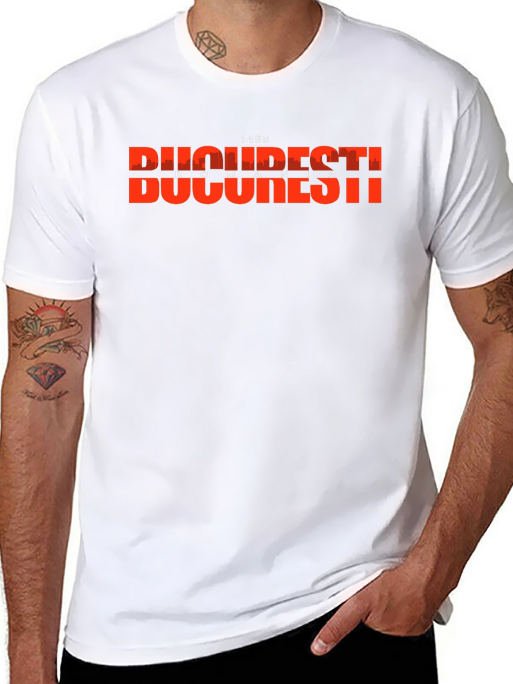 Bucharest Romania T-Shirt - 1459