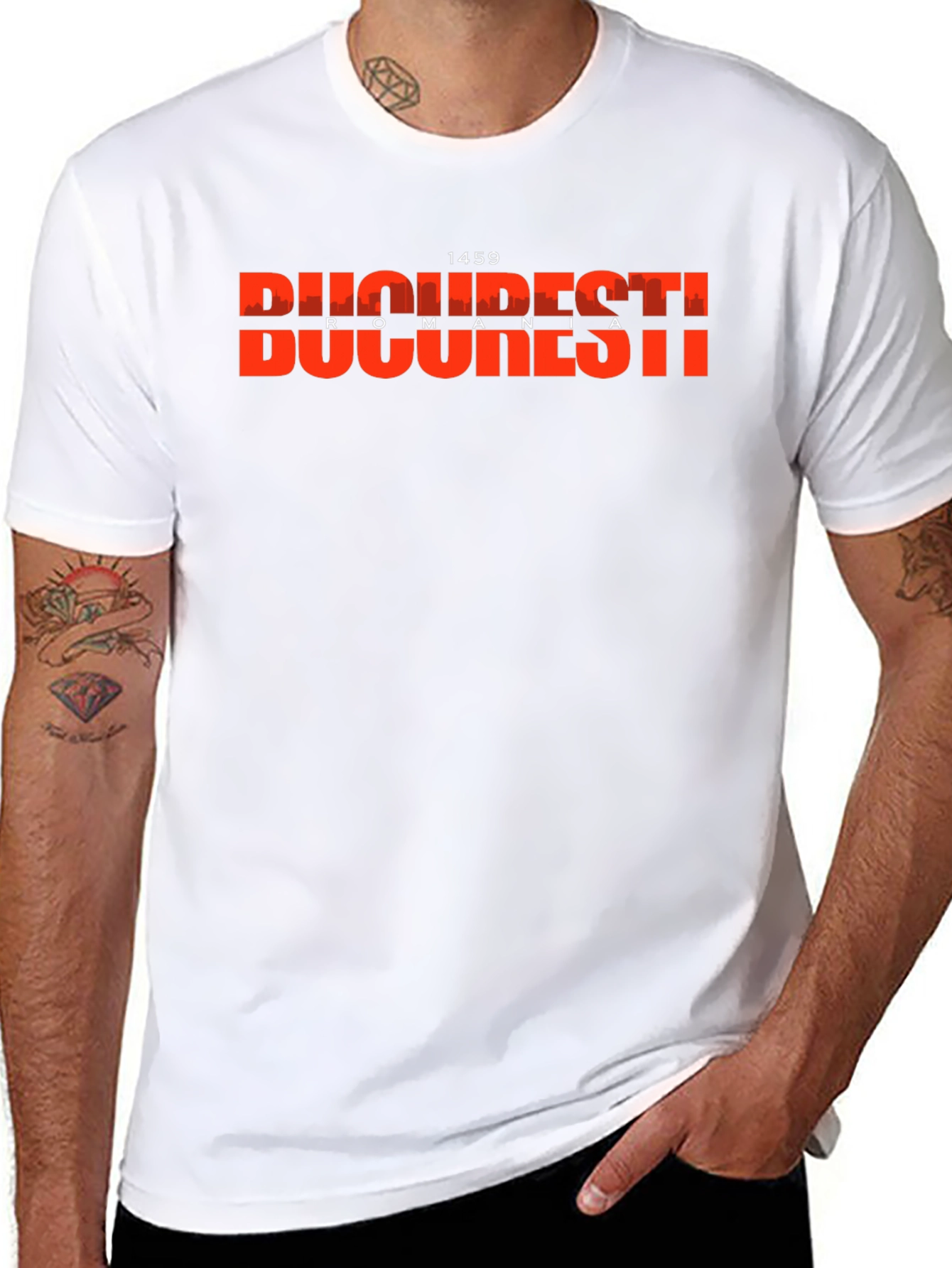 Bucharest Romania T-Shirt - 1459
