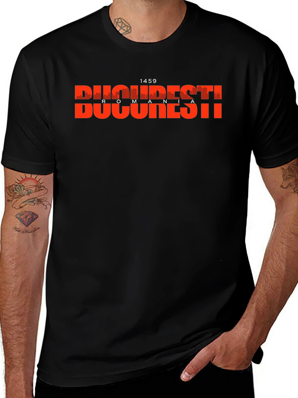 Bucharest Romania T-Shirt - 1459