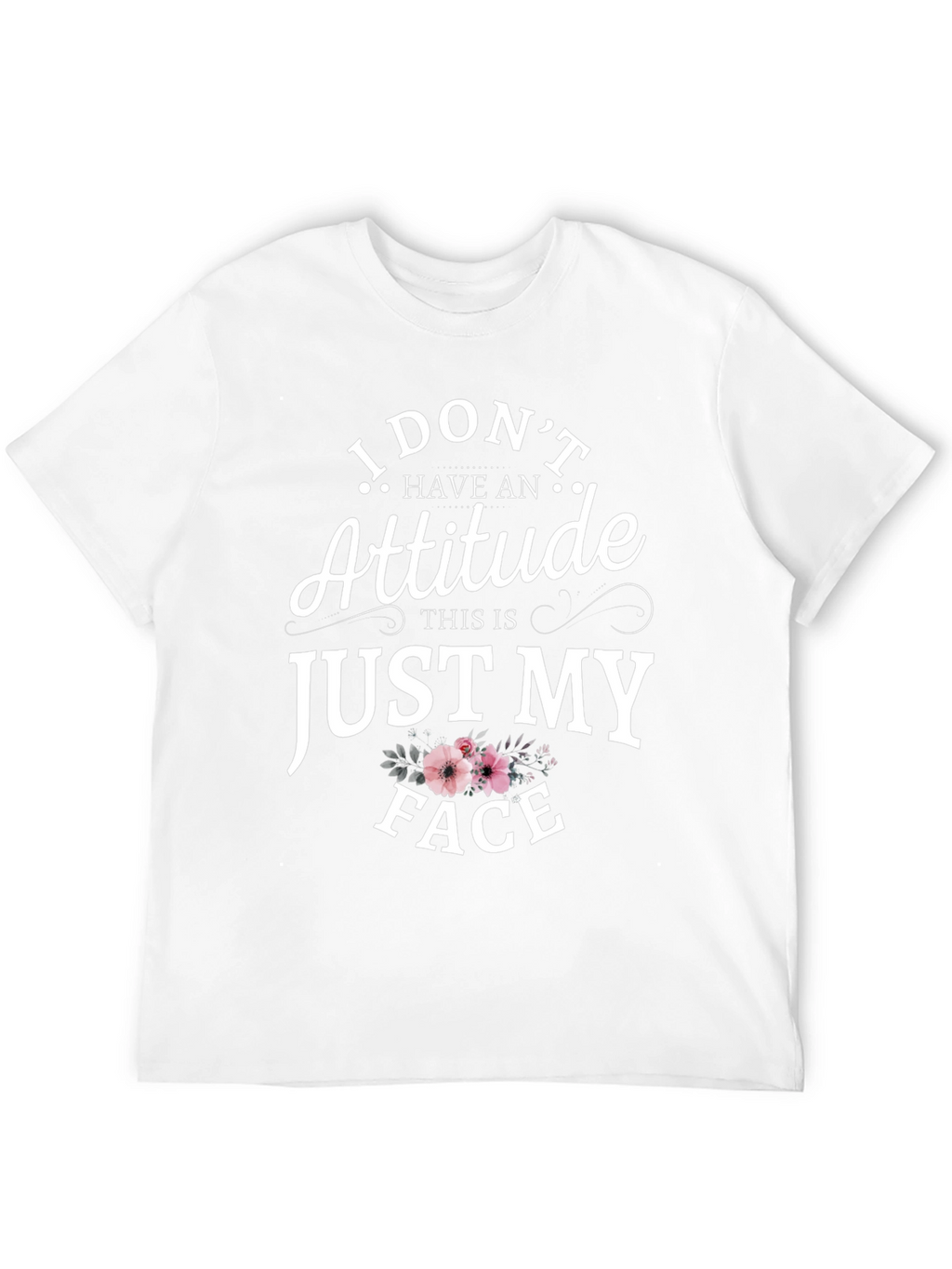 Funny Just My Face Graphic Tee - Unisex
