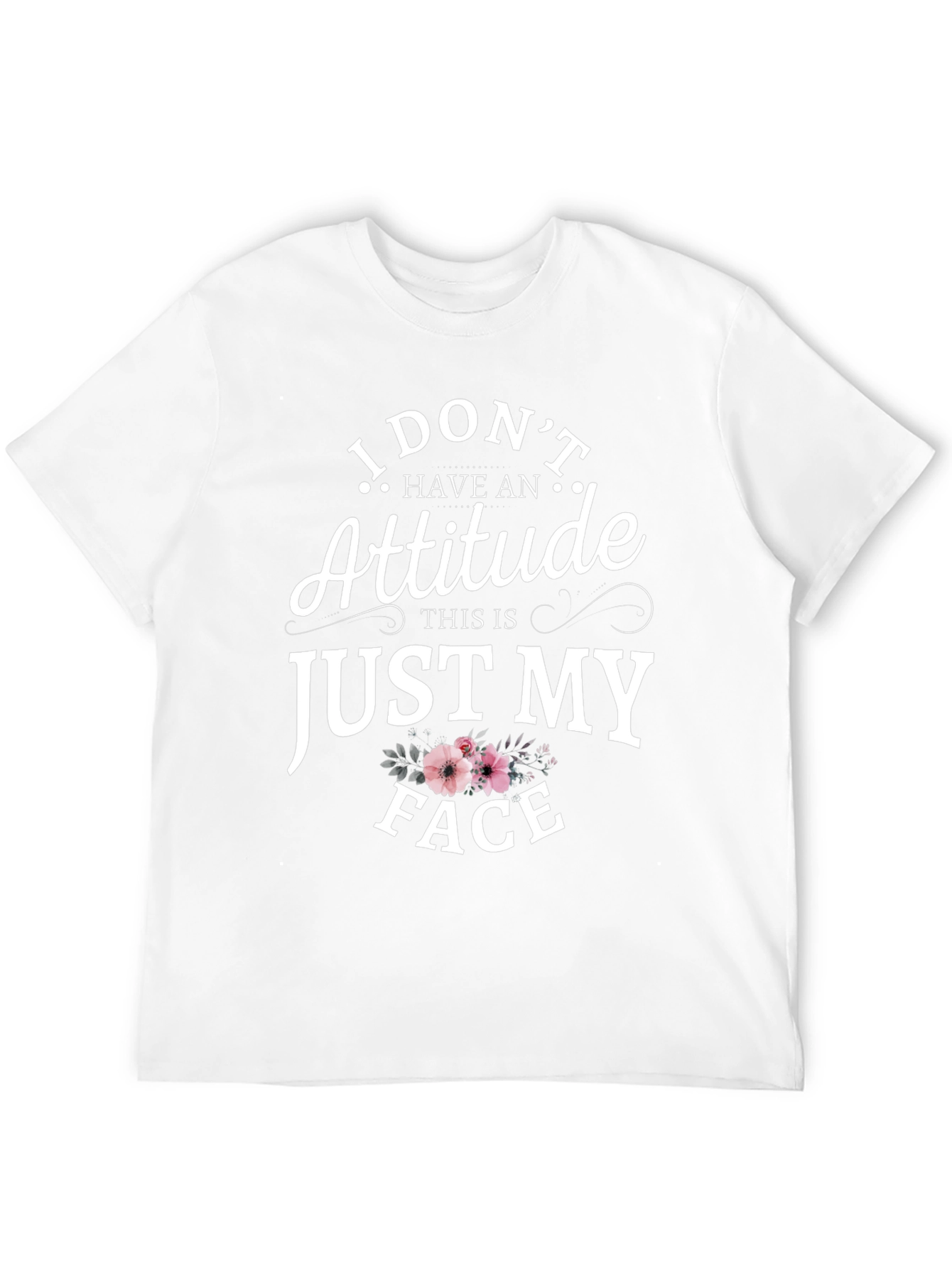 Funny Just My Face Graphic Tee - Unisex