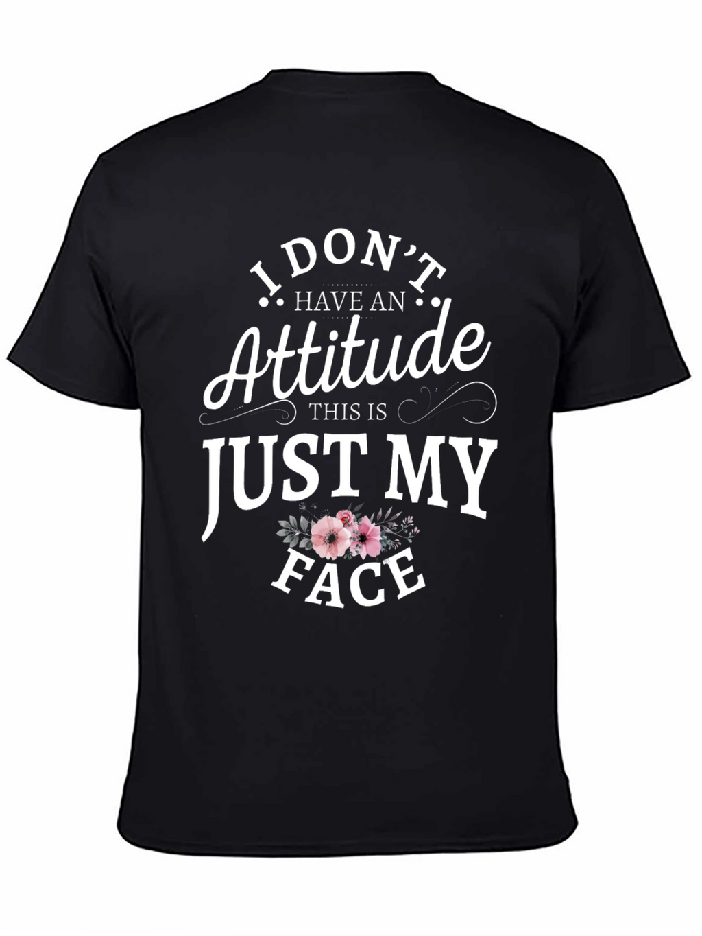 Funny Just My Face Graphic Tee - Unisex