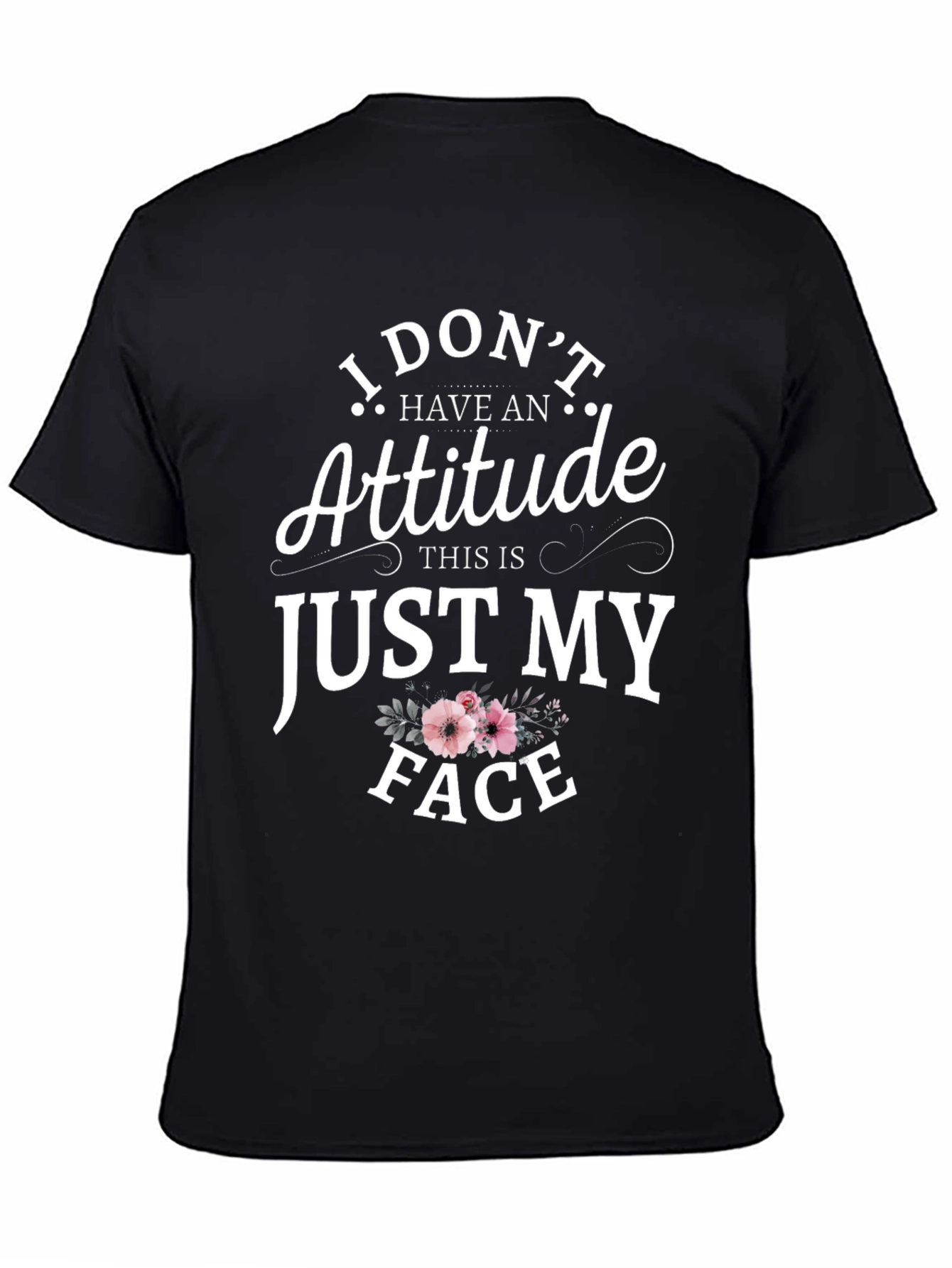 Funny Just My Face Graphic Tee - Unisex