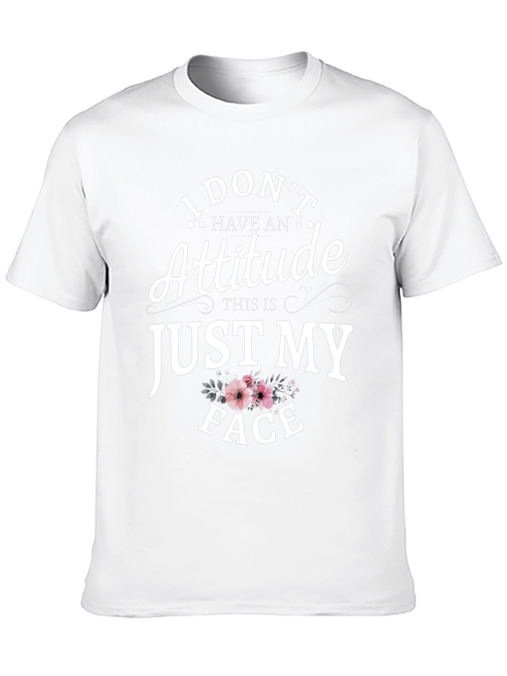 Funny Just My Face Graphic Tee - Unisex