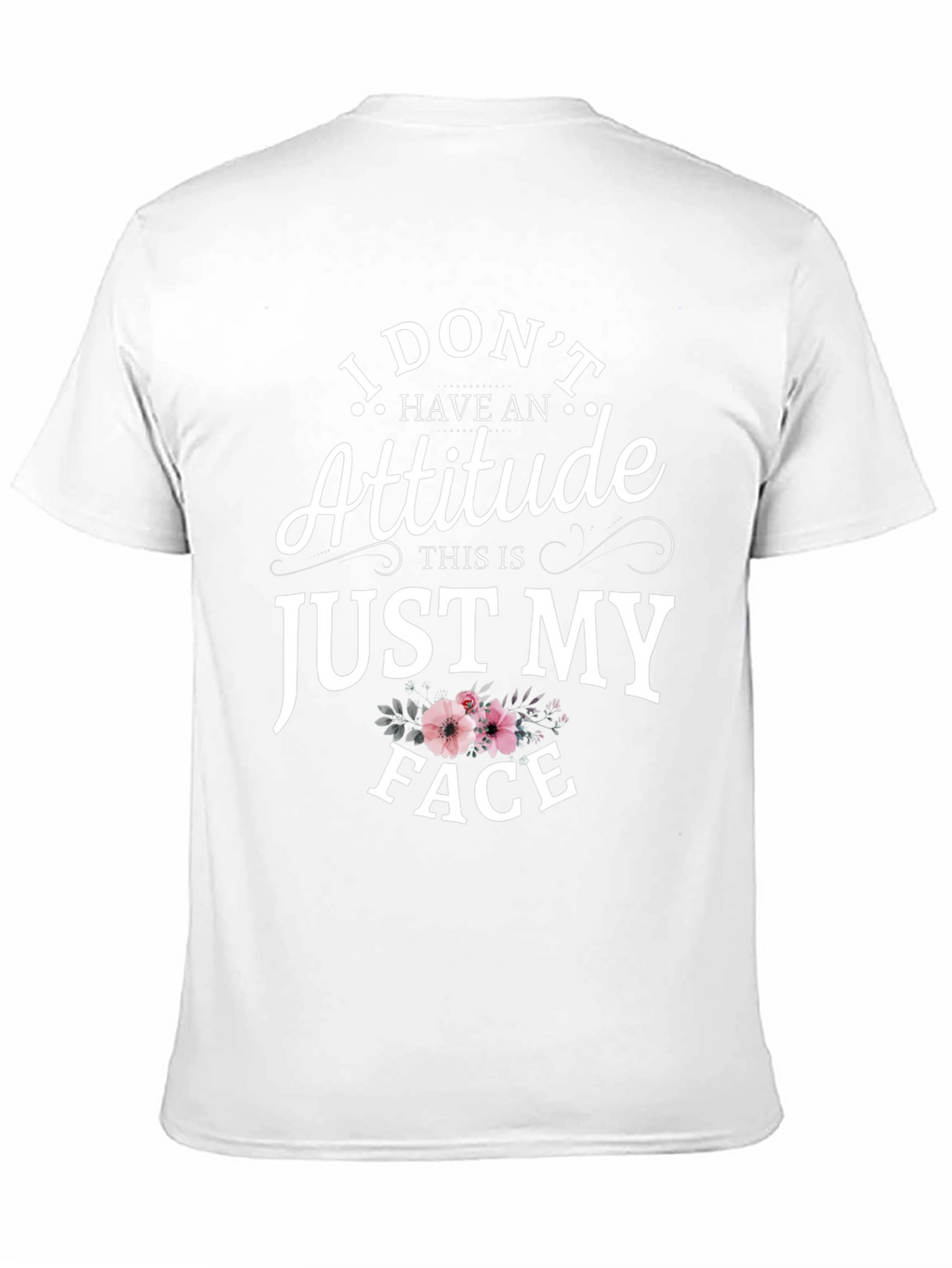 Funny Just My Face Graphic Tee - Unisex