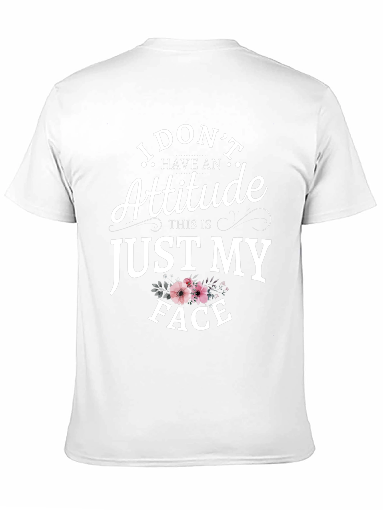 Funny Just My Face Graphic Tee - Unisex