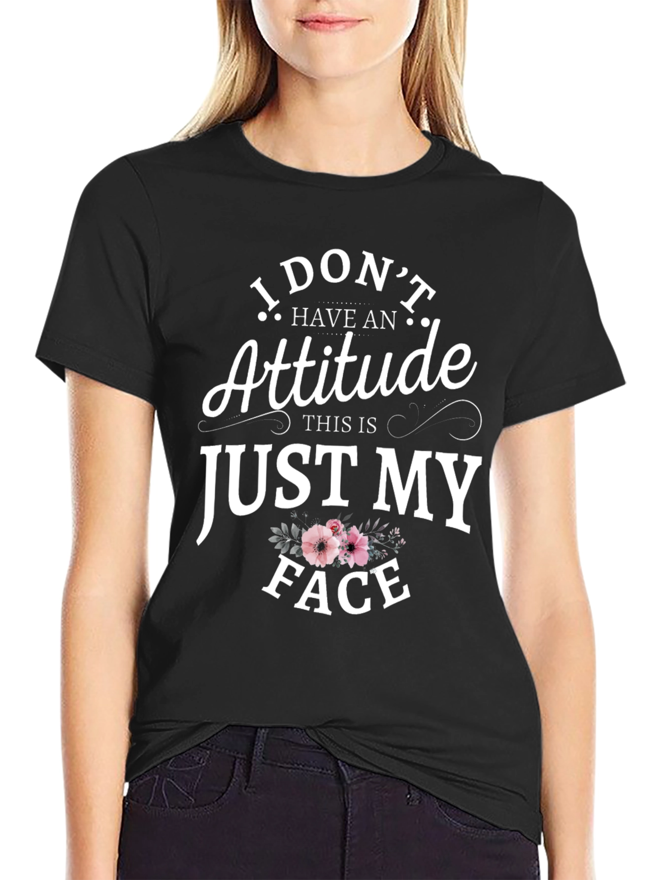 Funny Just My Face Graphic Tee - Unisex