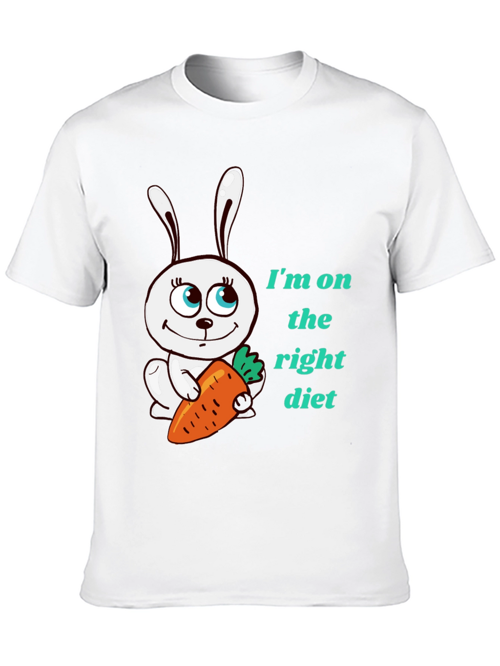 Funny Rabbit Diet T-Shirt