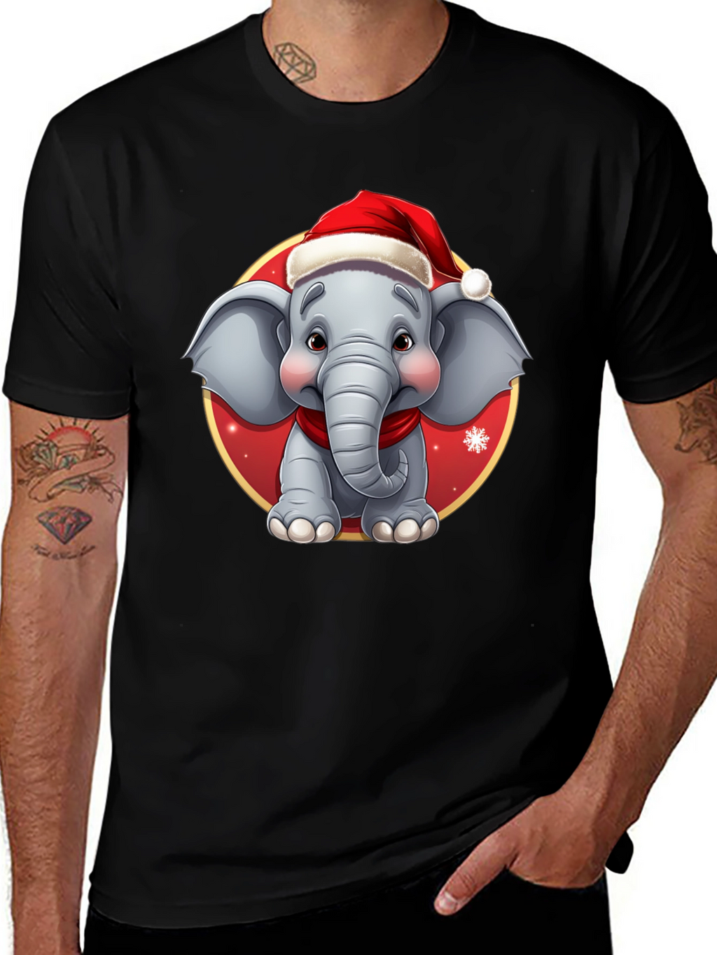 Festive Elephant T-Shirt