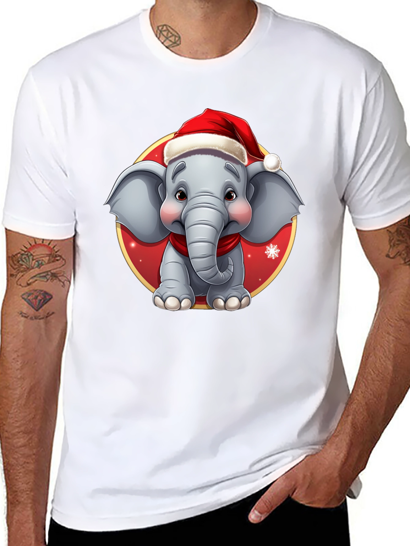 Festive Elephant T-Shirt