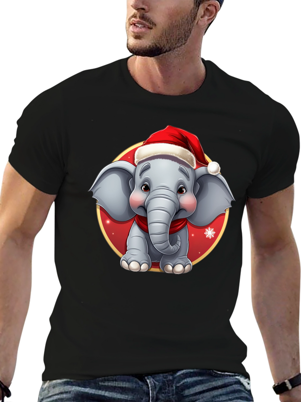 Festive Elephant T-Shirt