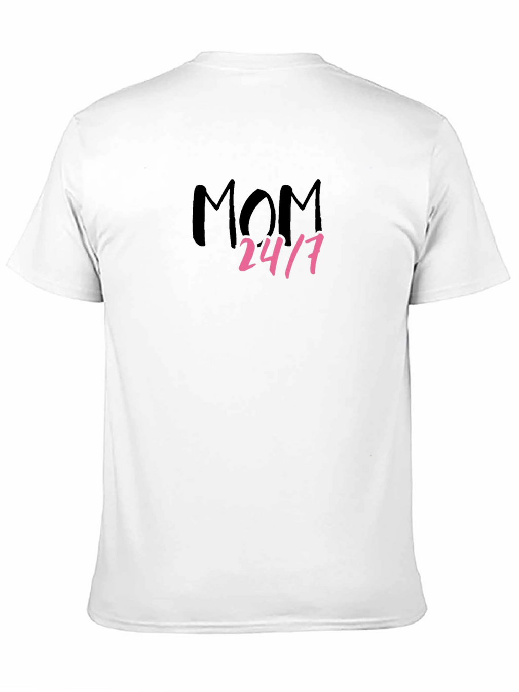 Mom 24/7 Black Graphic Tee