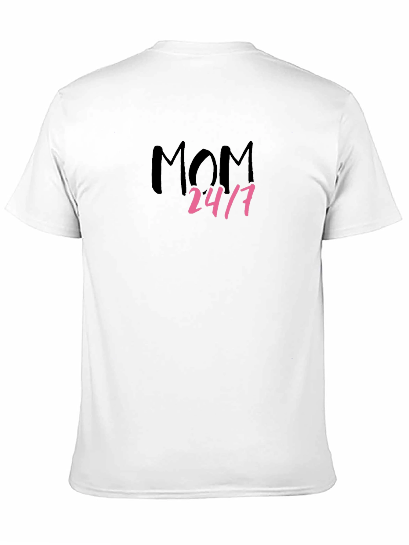 Mom 24/7 Black Graphic Tee