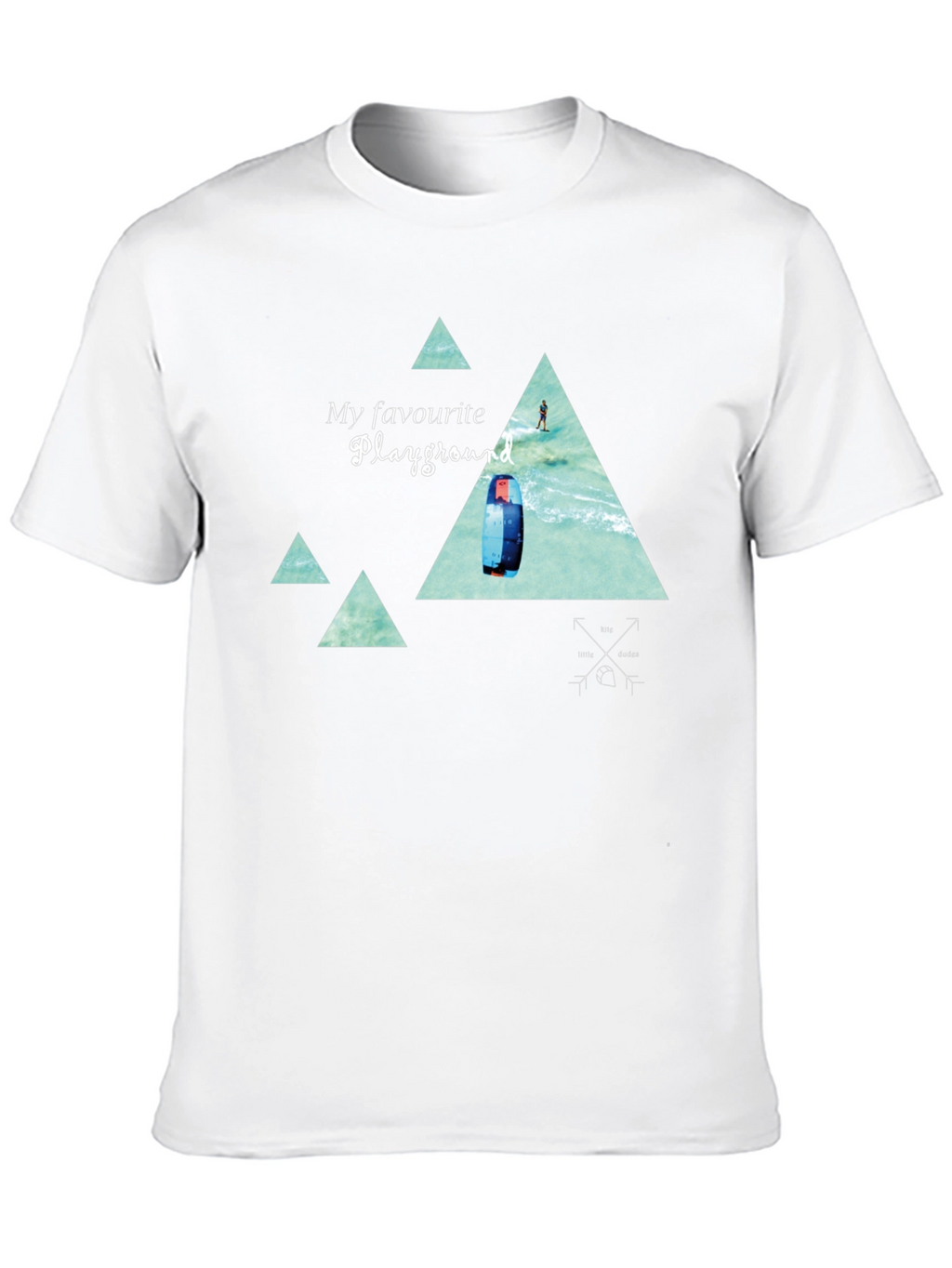Kitesurfing Playground Black Graphic Tee