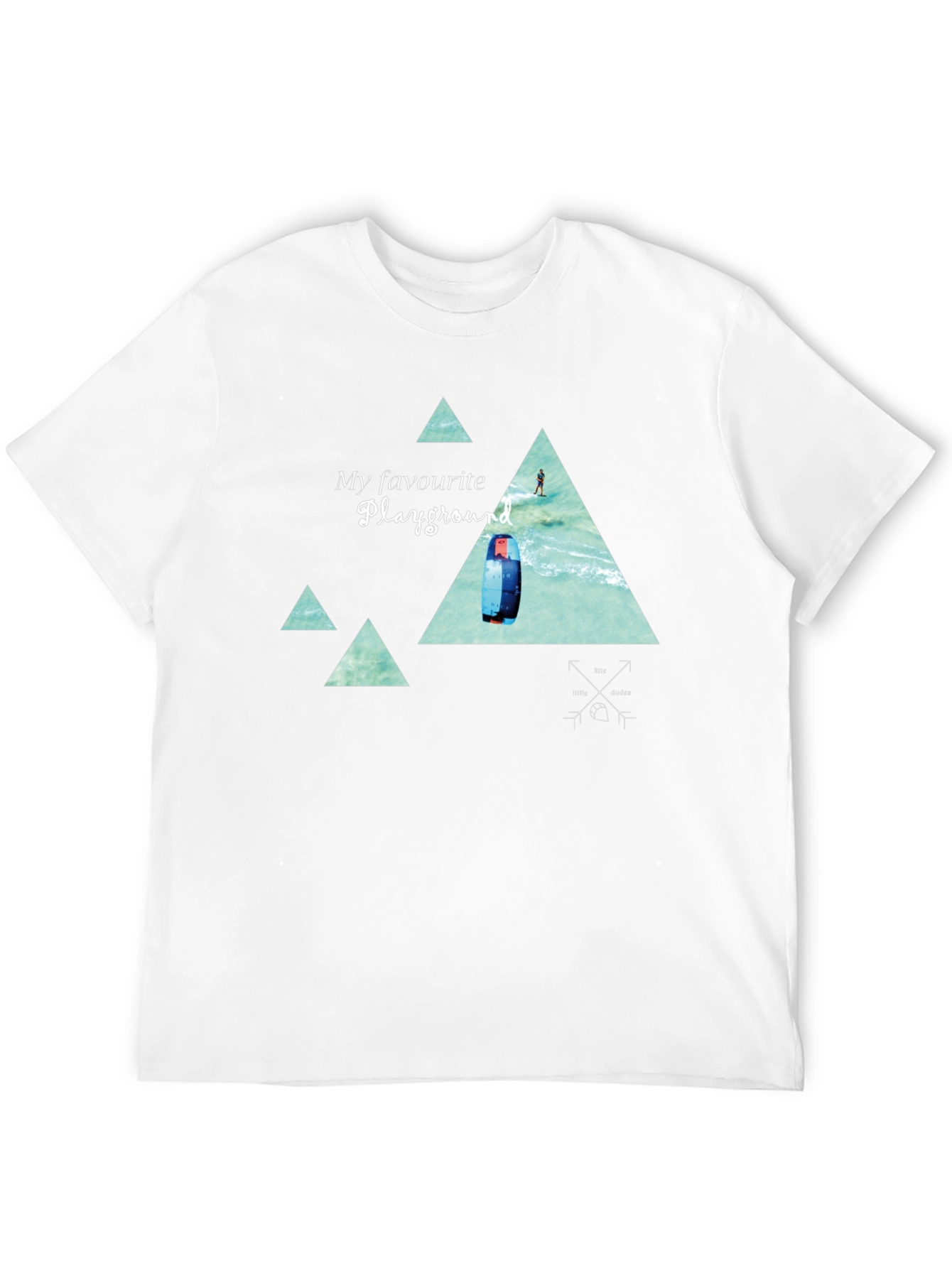 Kitesurfing Playground Black Graphic Tee