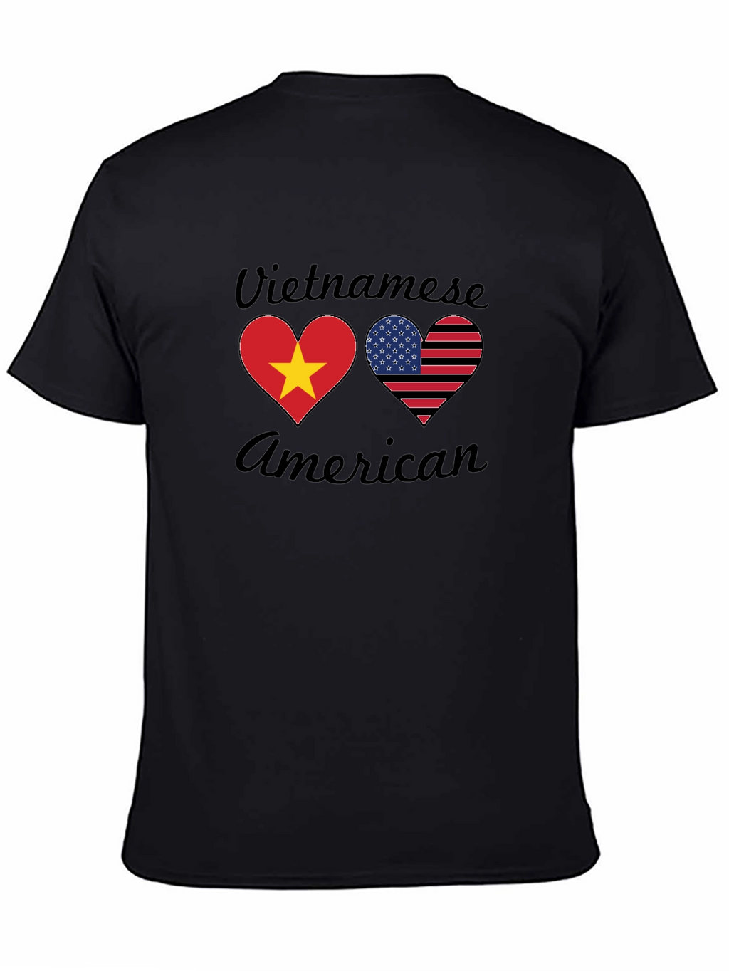 Vietnamese American Heart Flag T-Shirt