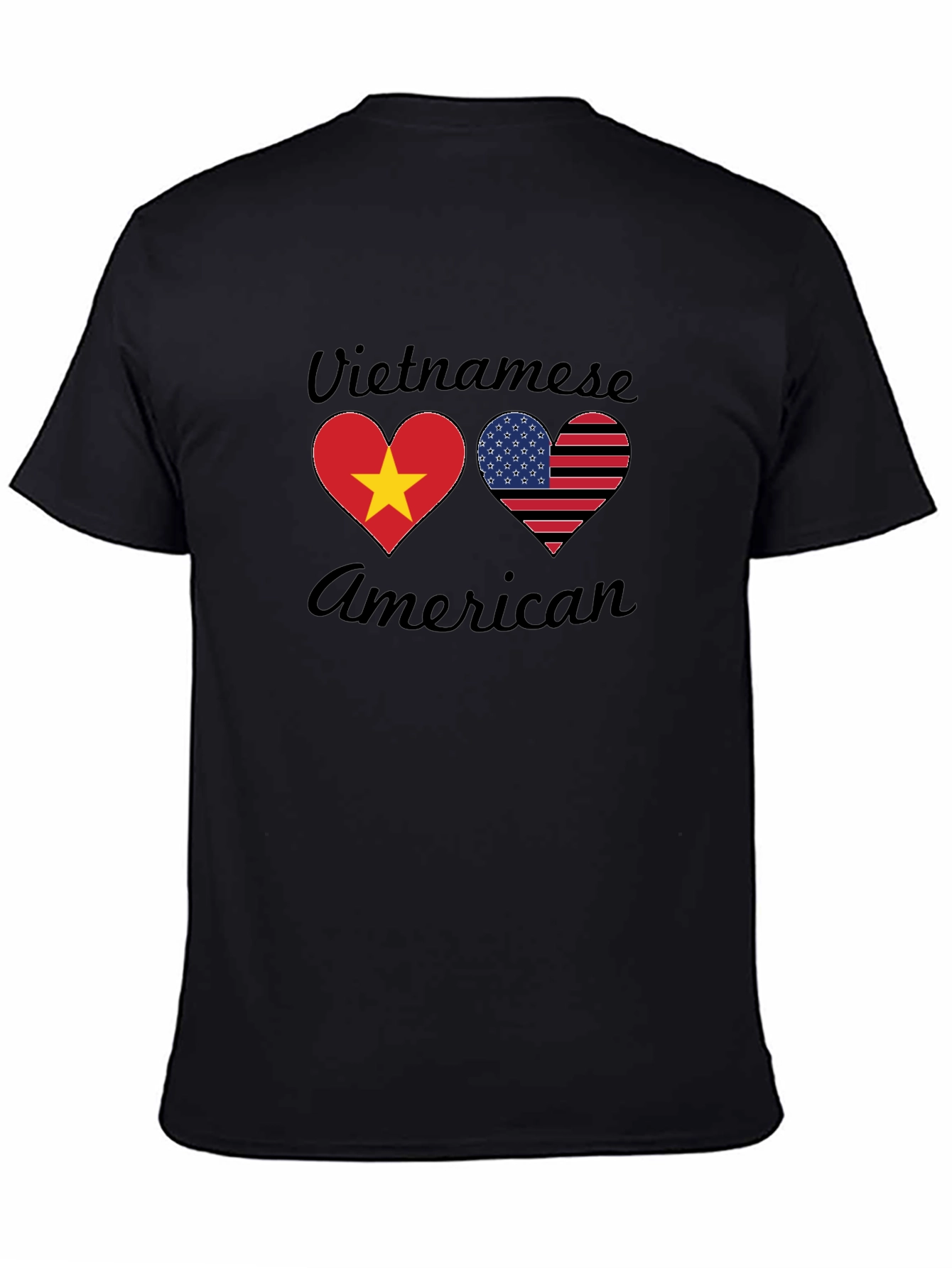 Vietnamese American Heart Flag T-Shirt