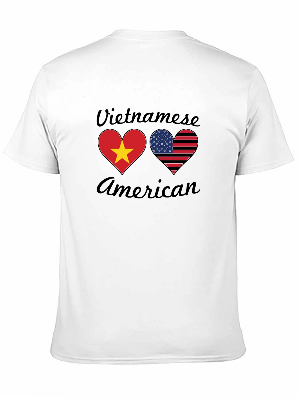 Vietnamese American Heart Flag T-Shirt