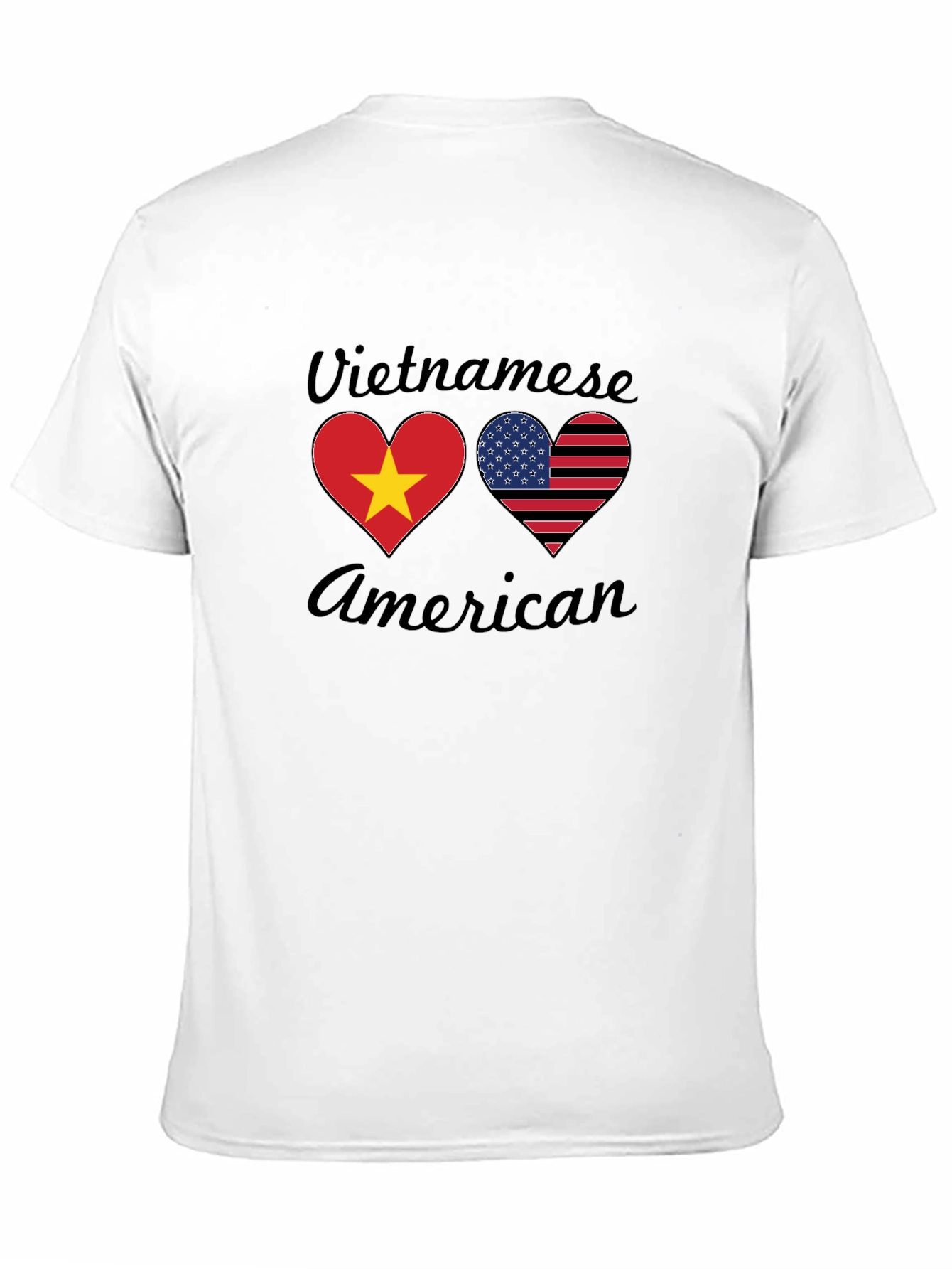 Vietnamese American Heart Flag T-Shirt