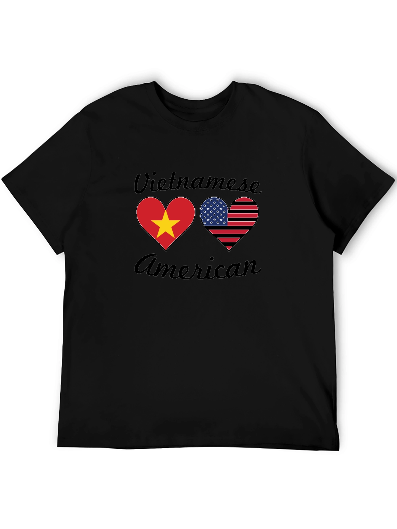 Vietnamese American Heart Flag T-Shirt
