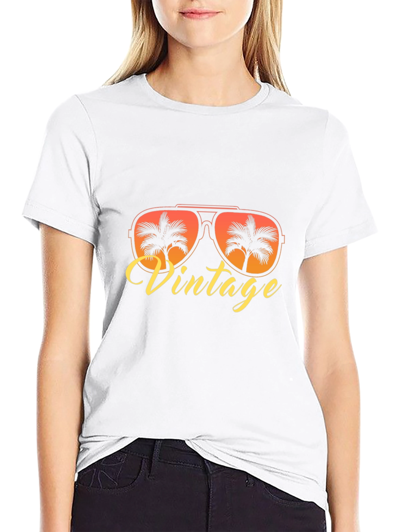 Vintage Sunglasses T-Shirt - Retro Style