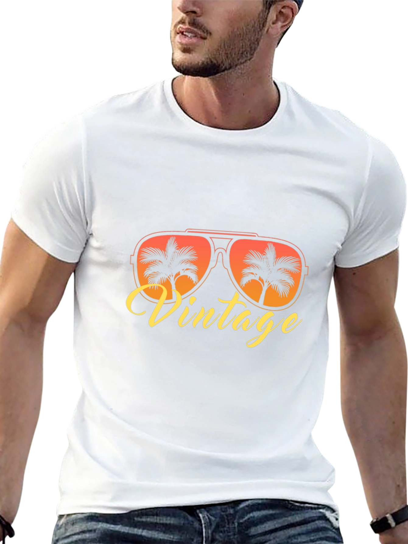 Vintage Sunglasses T-Shirt - Retro Style