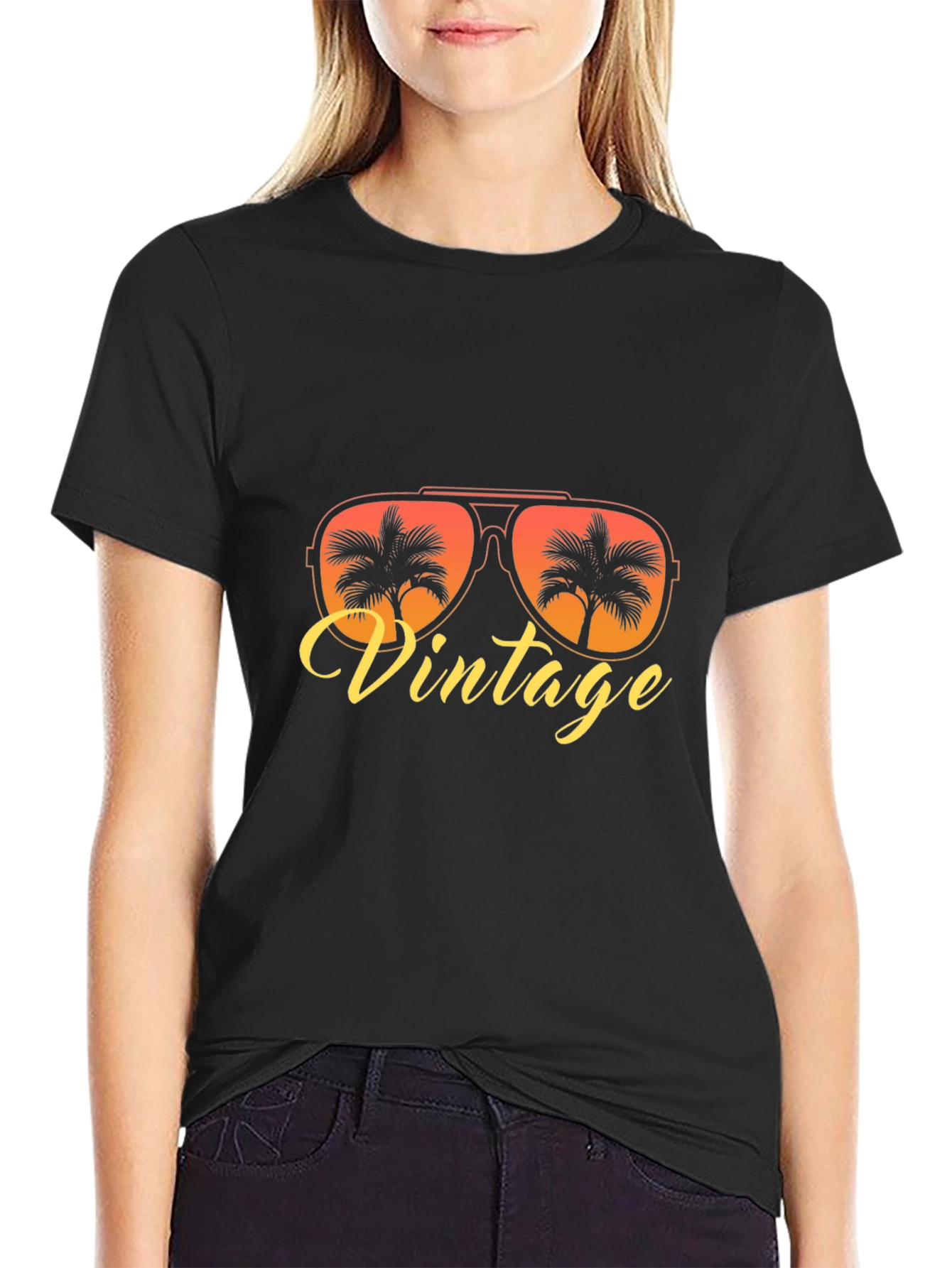 Vintage Sunglasses T-Shirt - Retro Style