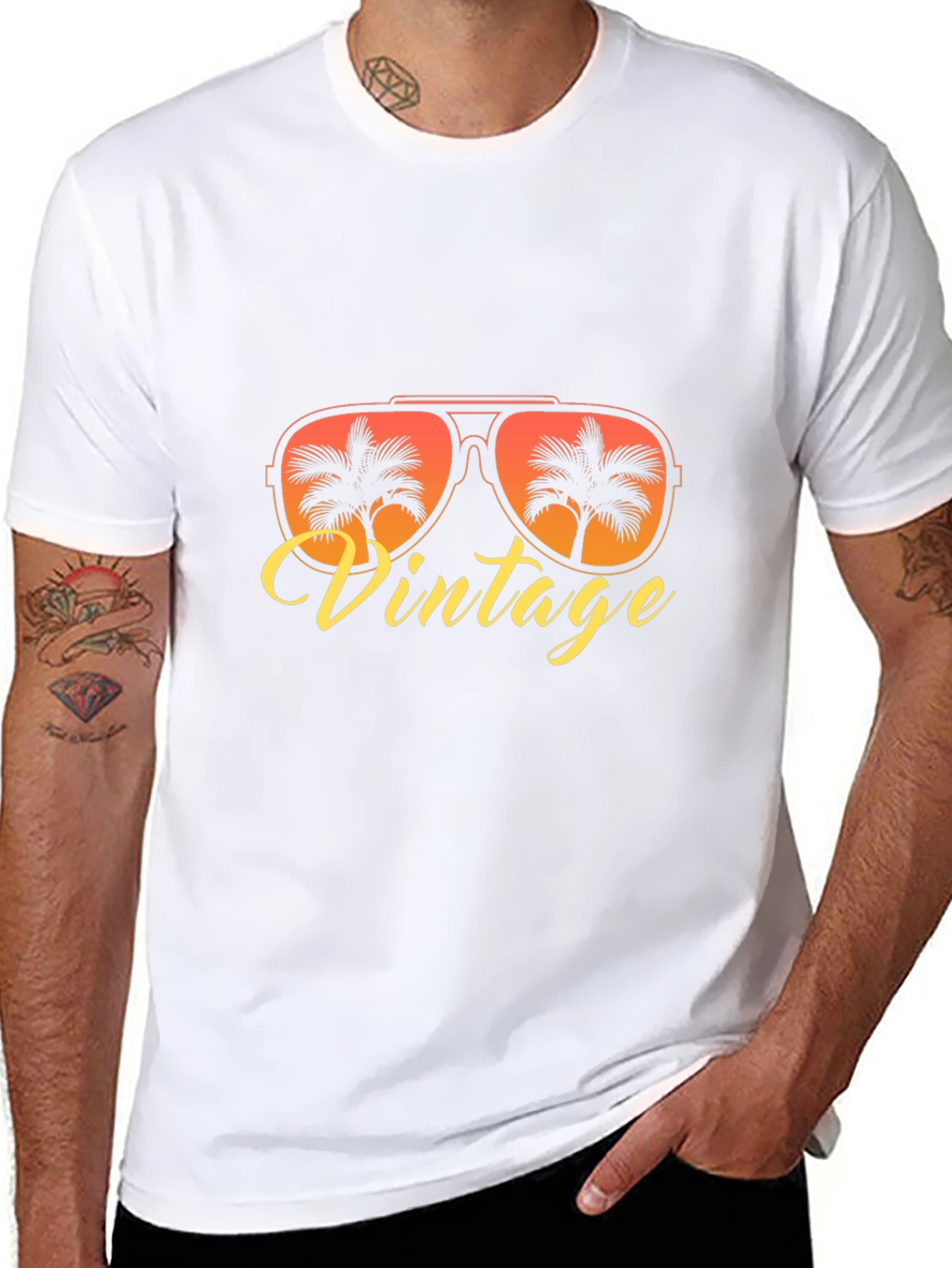 Vintage Sunglasses T-Shirt - Retro Style