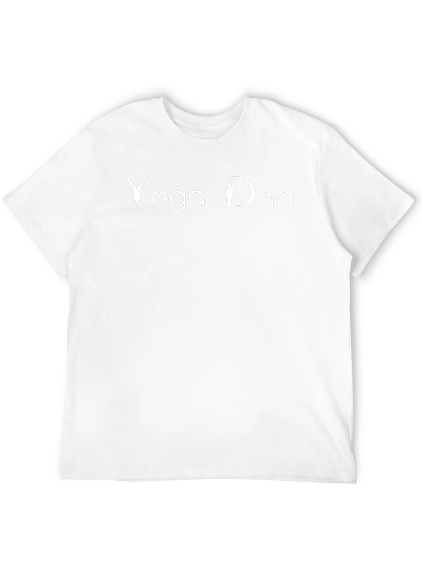 Yoga Dad Tee - Black Cotton Blend T-Shirt