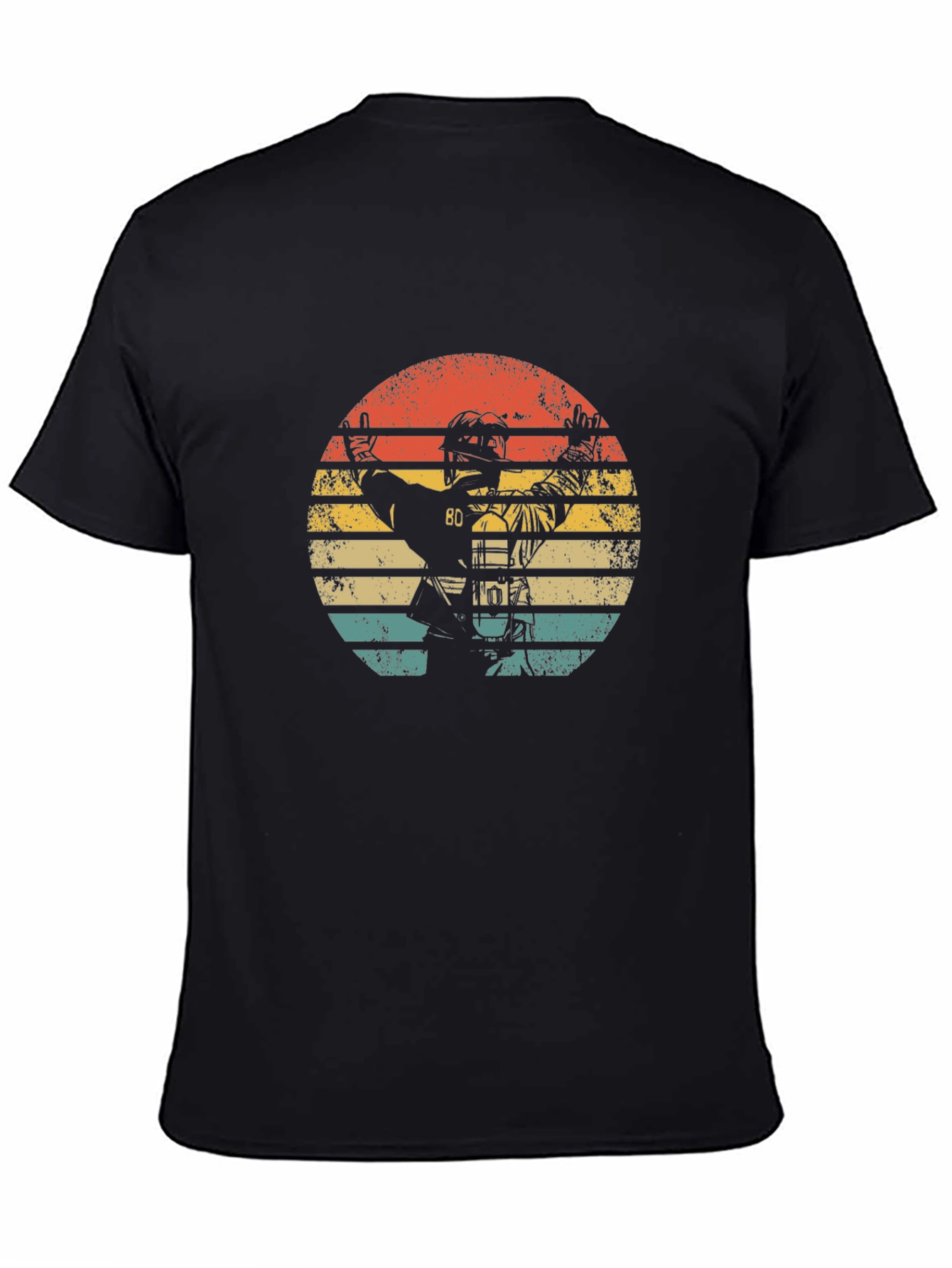 Vintage Hockey Player Graphic Tee - Retro Style T-Shirt