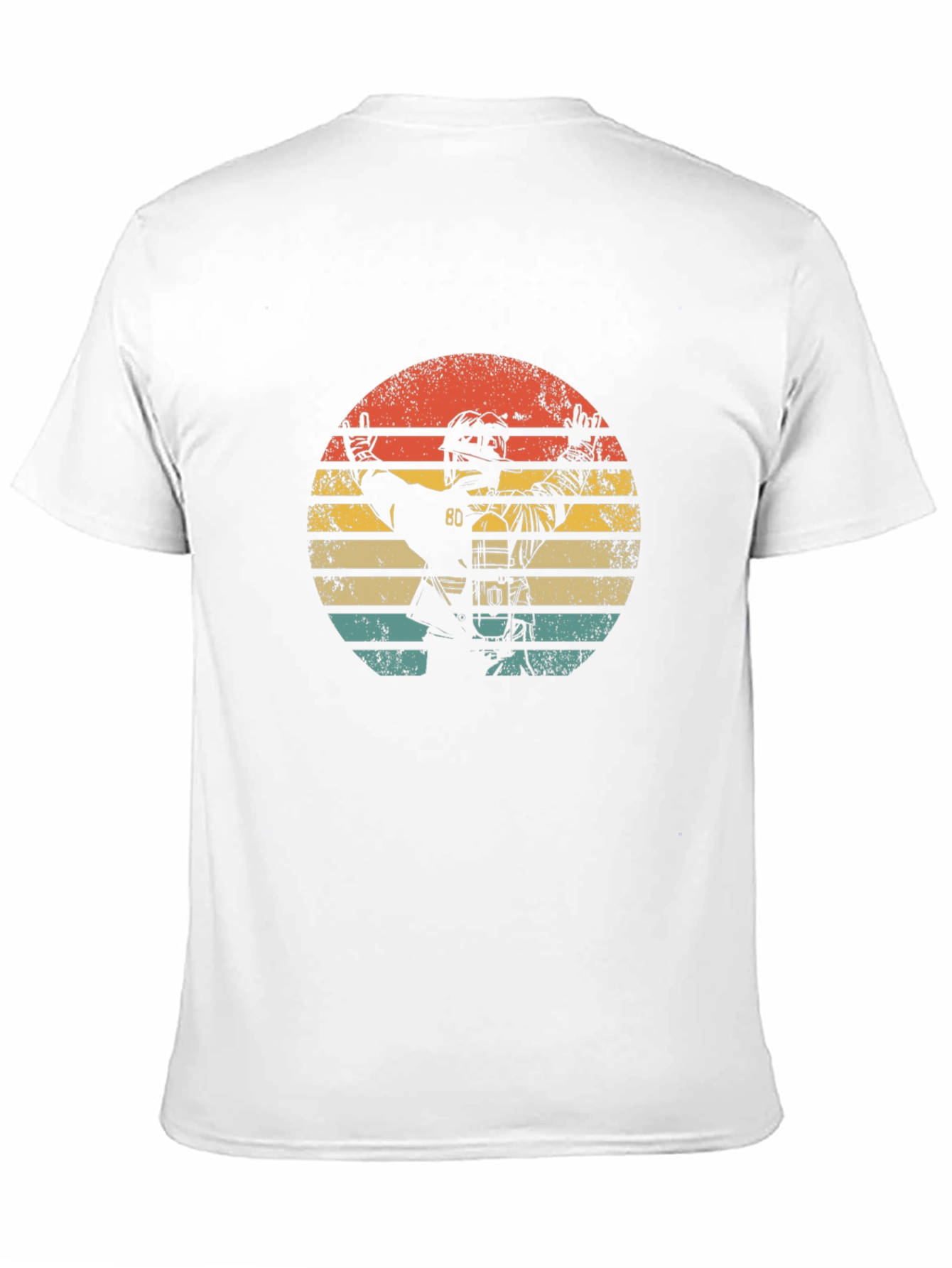Vintage Hockey Player Graphic Tee - Retro Style T-Shirt