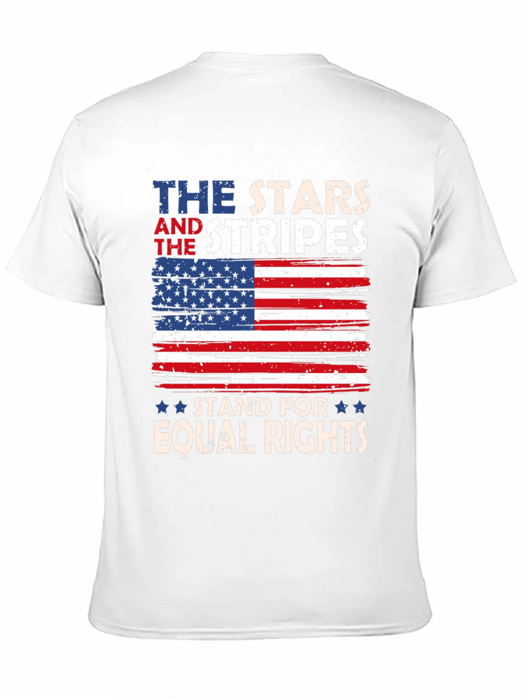Stars and Stripes Equal Rights Patriotic Tee