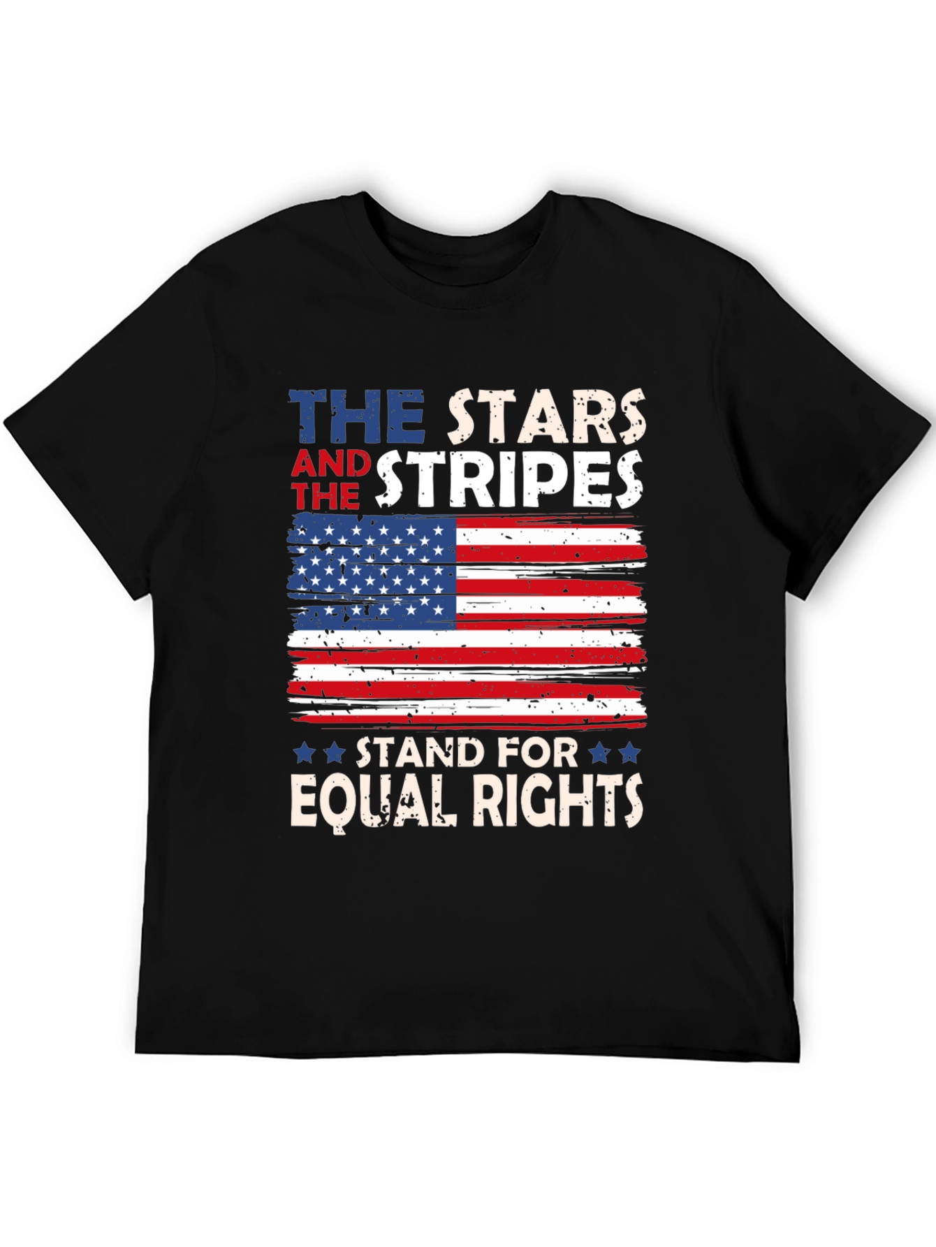 Stars and Stripes Equal Rights Patriotic Tee