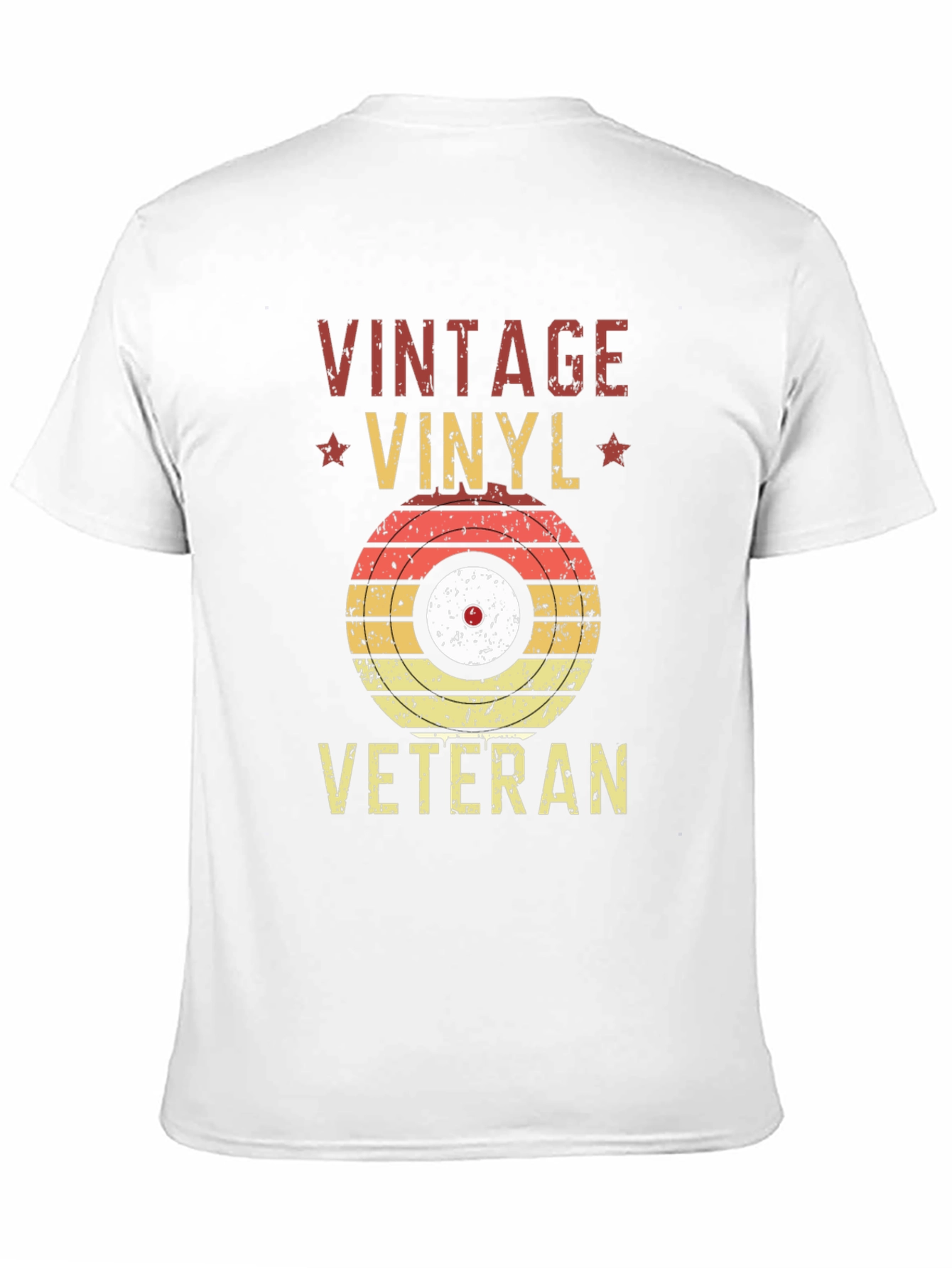 Vintage Vinyl Veteran Graphic T-Shirt