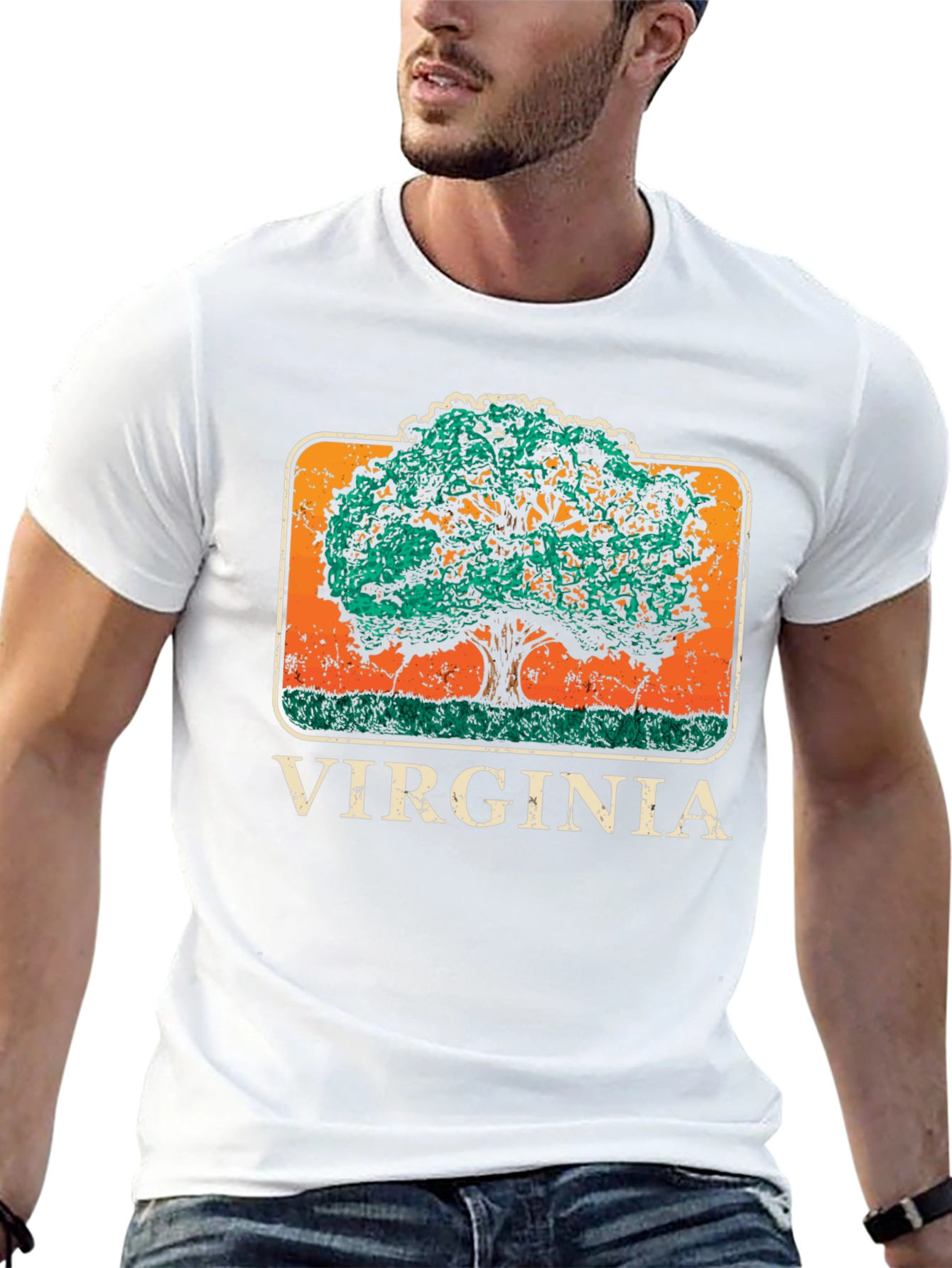 Virginia Tree Graphic T-Shirt - Unisex Style