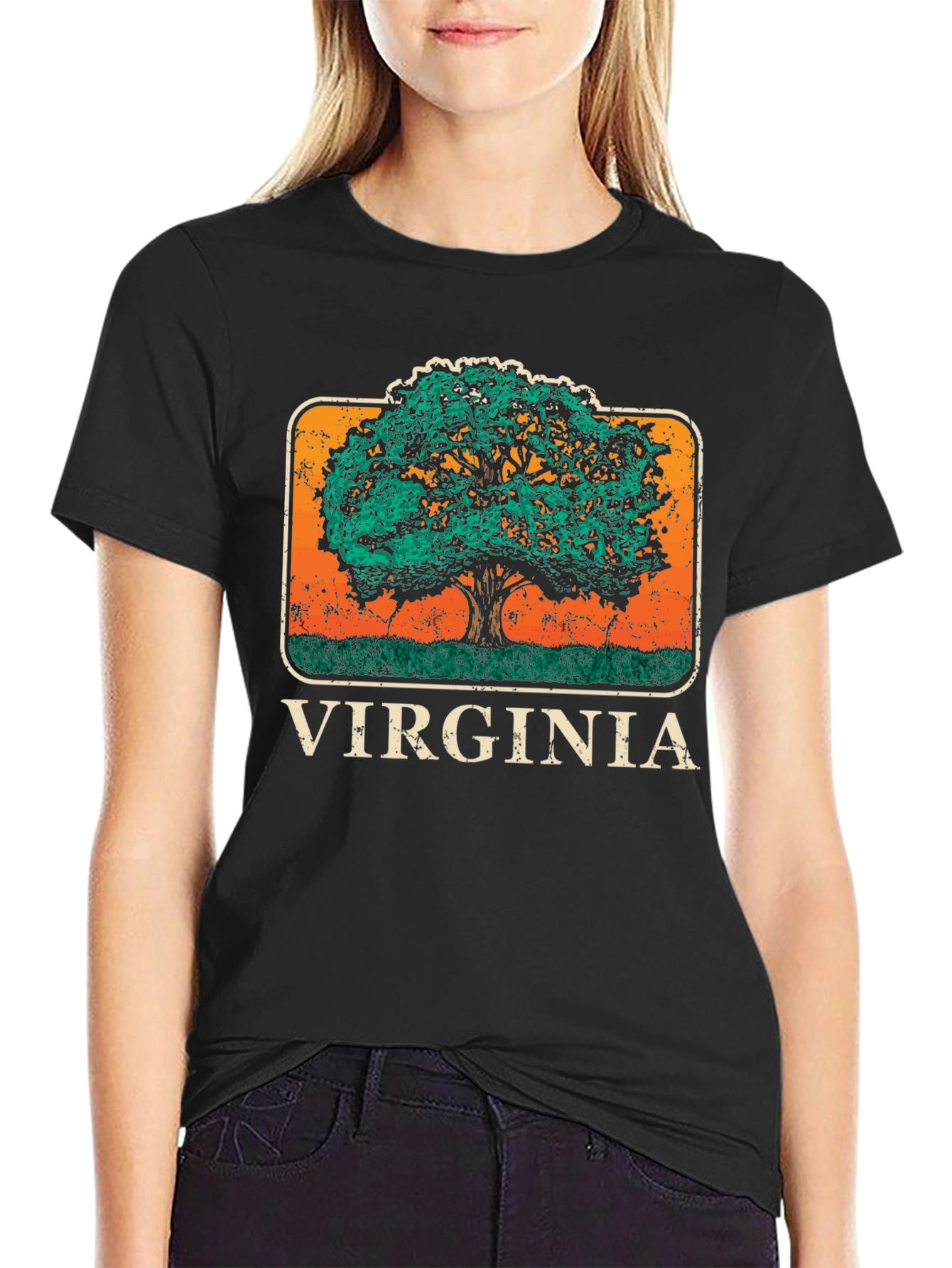 Virginia Tree Graphic T-Shirt - Unisex Style
