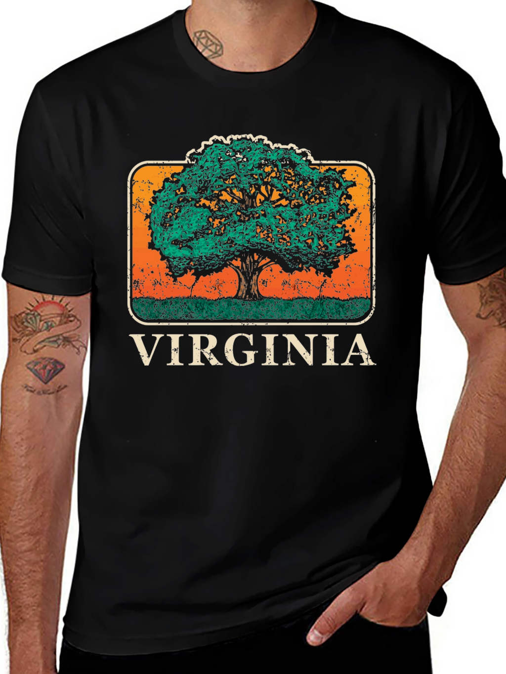 Virginia Tree Graphic T-Shirt - Unisex Style