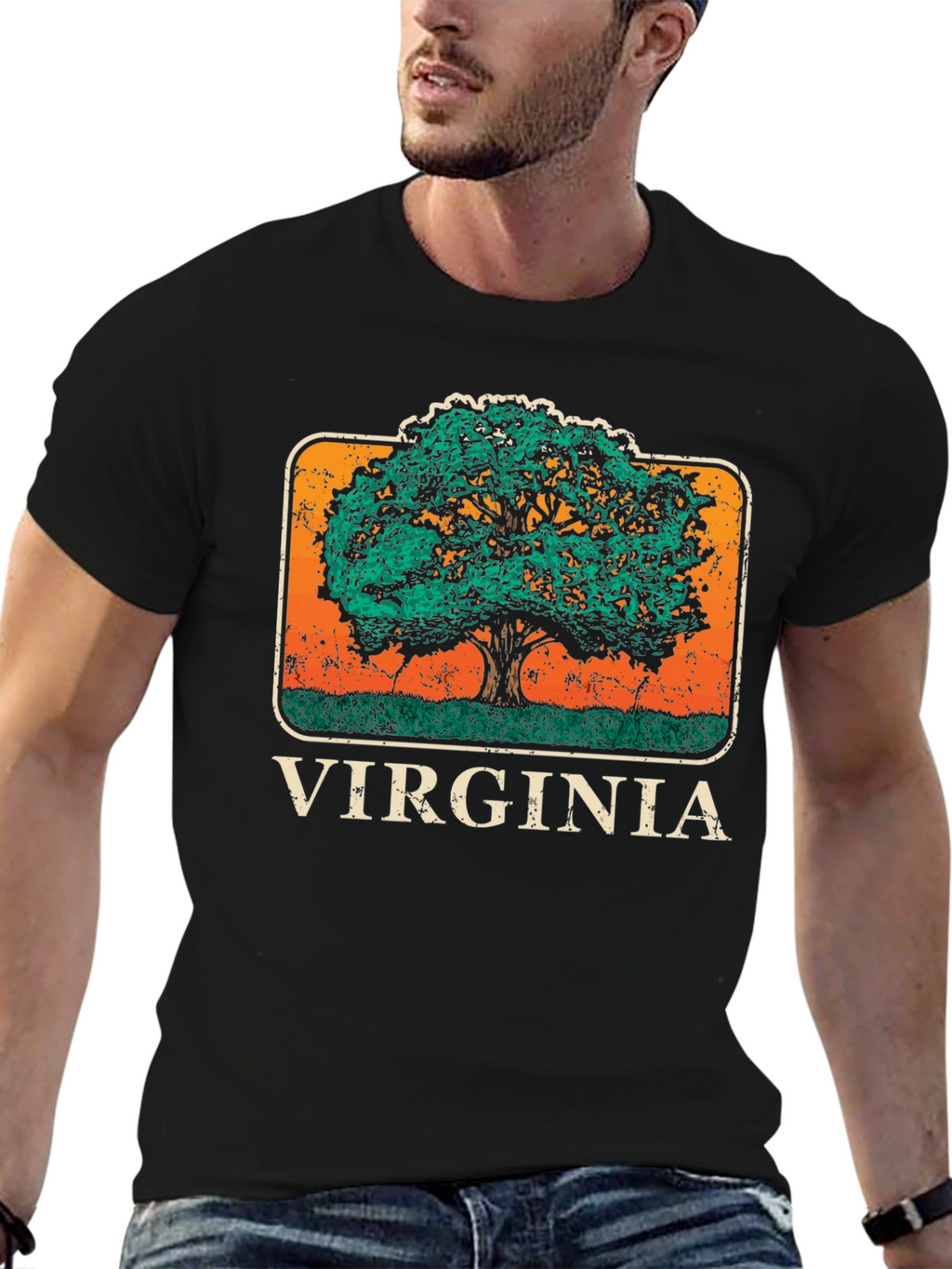 Virginia Tree Graphic T-Shirt - Unisex Style