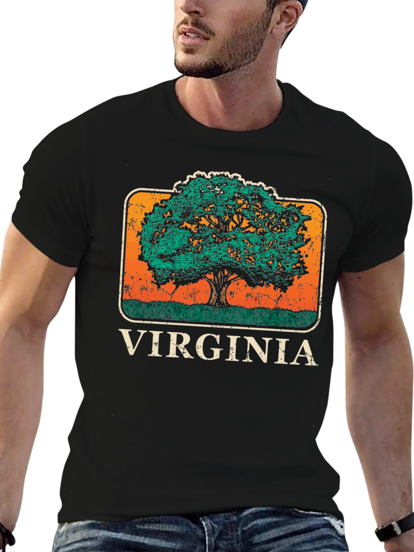 Virginia Tree Graphic T-Shirt - Unisex Style