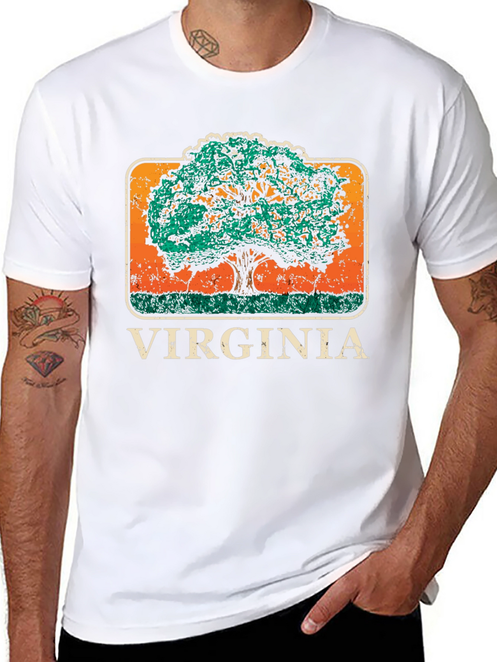 Virginia Tree Graphic T-Shirt - Unisex Style