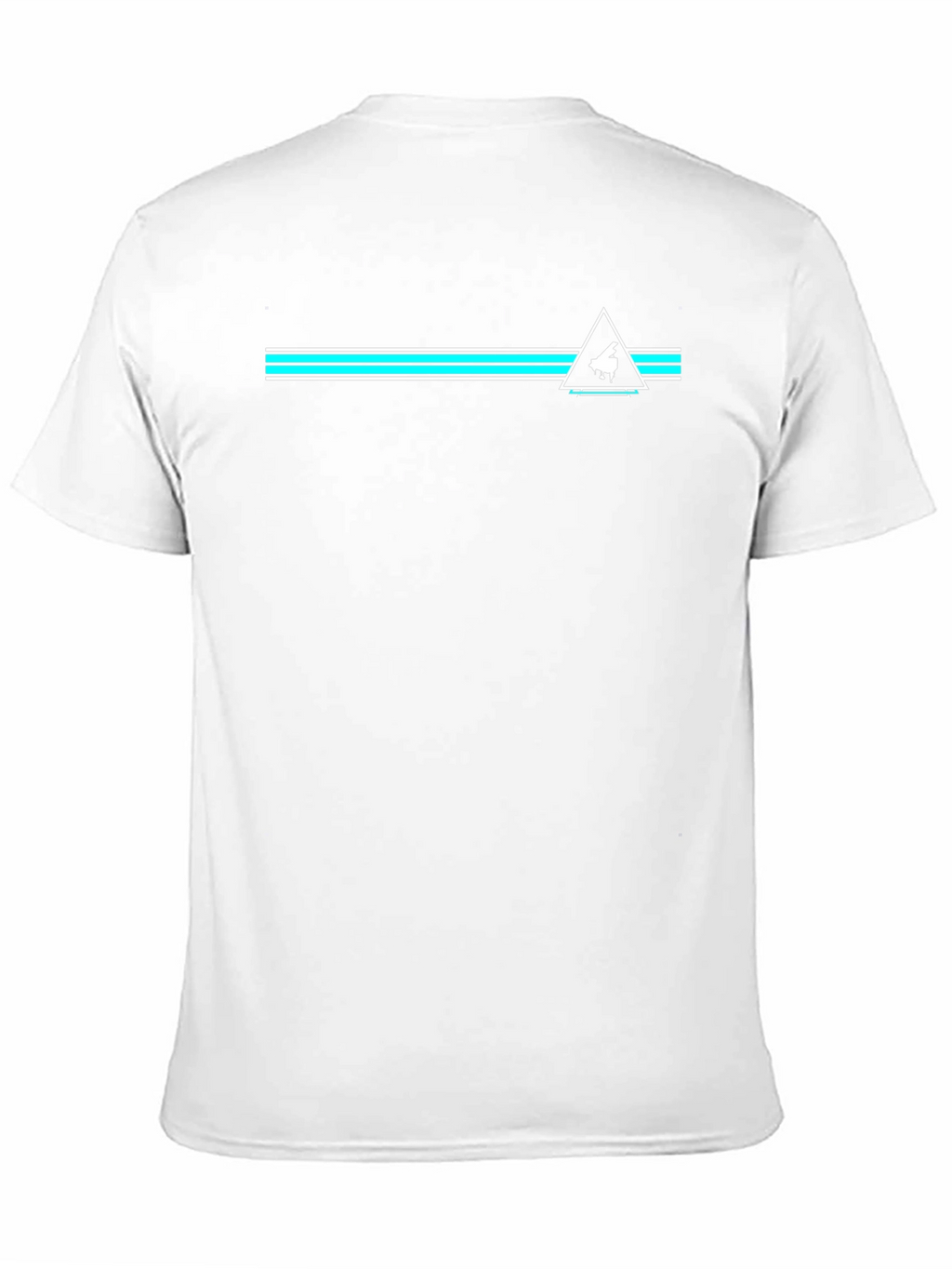 Piano Triangle Graphic Black T-Shirt