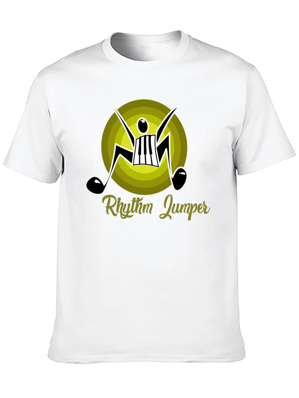Rhythm Jumper Graphic Tee - Music Lovers T-Shirt