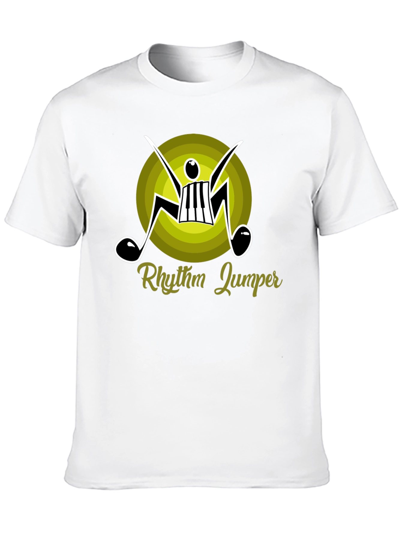 Rhythm Jumper Graphic Tee - Music Lovers T-Shirt