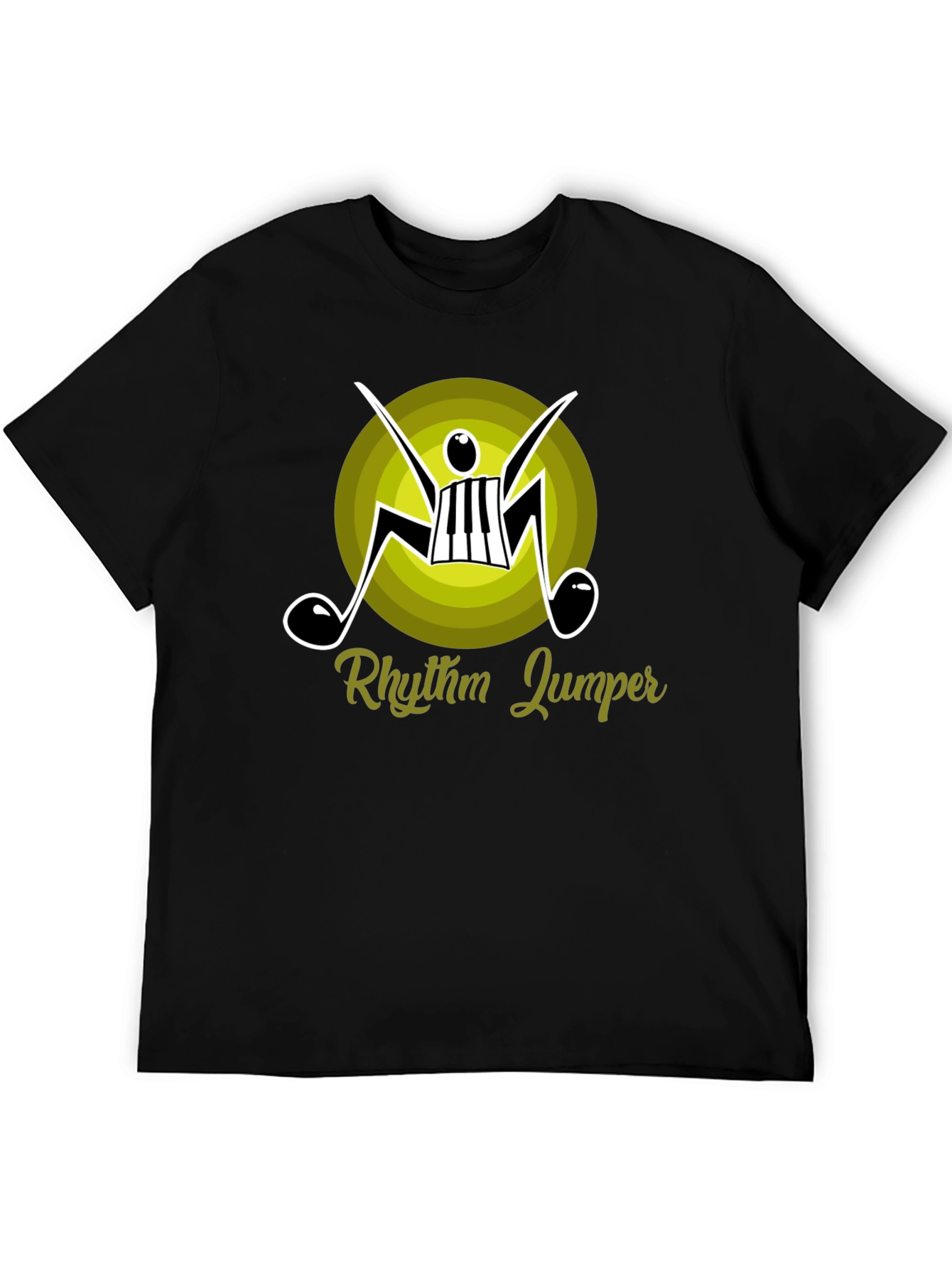 Rhythm Jumper Graphic Tee - Music Lovers T-Shirt