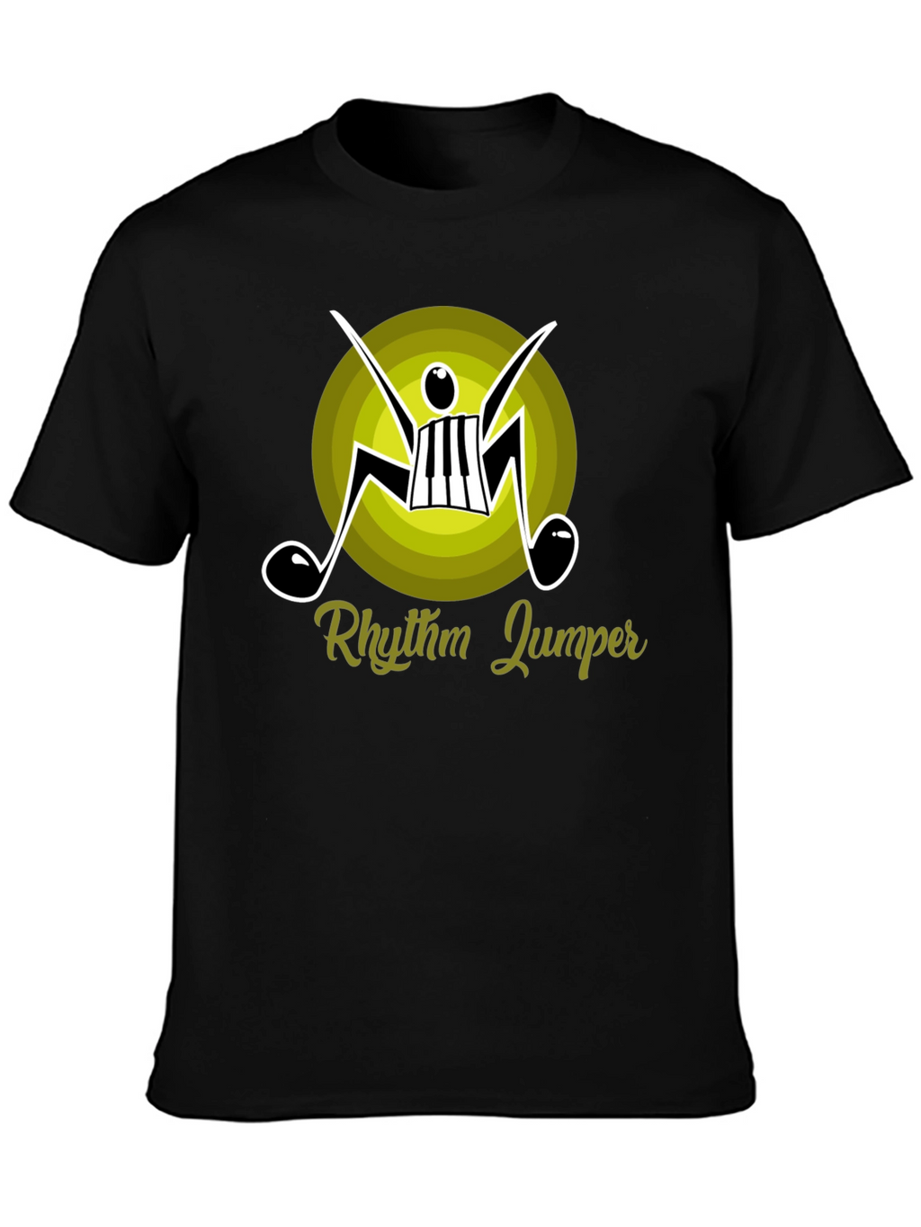 Rhythm Jumper Graphic Tee - Music Lovers T-Shirt