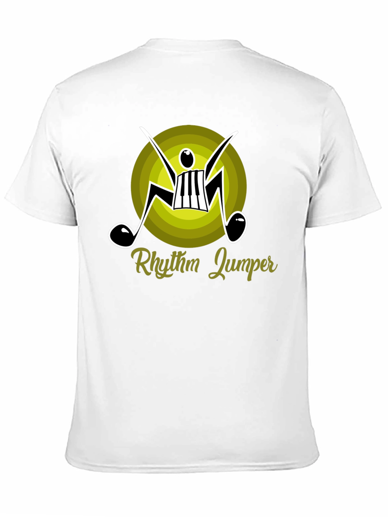 Rhythm Jumper Graphic Tee - Music Lovers T-Shirt