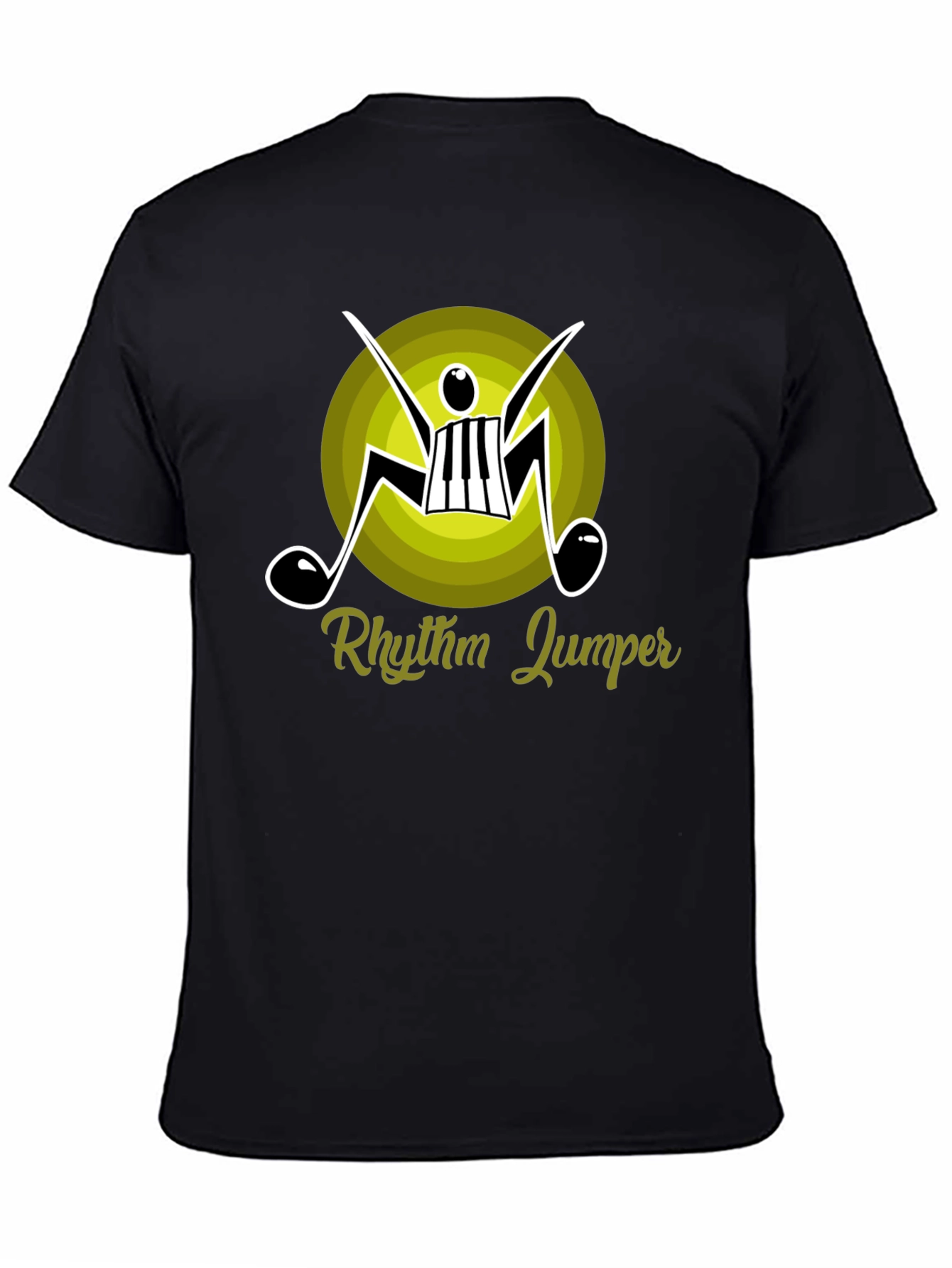 Rhythm Jumper Graphic Tee - Music Lovers T-Shirt