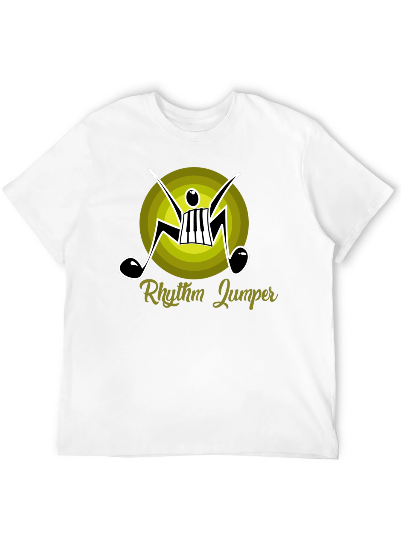 Rhythm Jumper Graphic Tee - Music Lovers T-Shirt