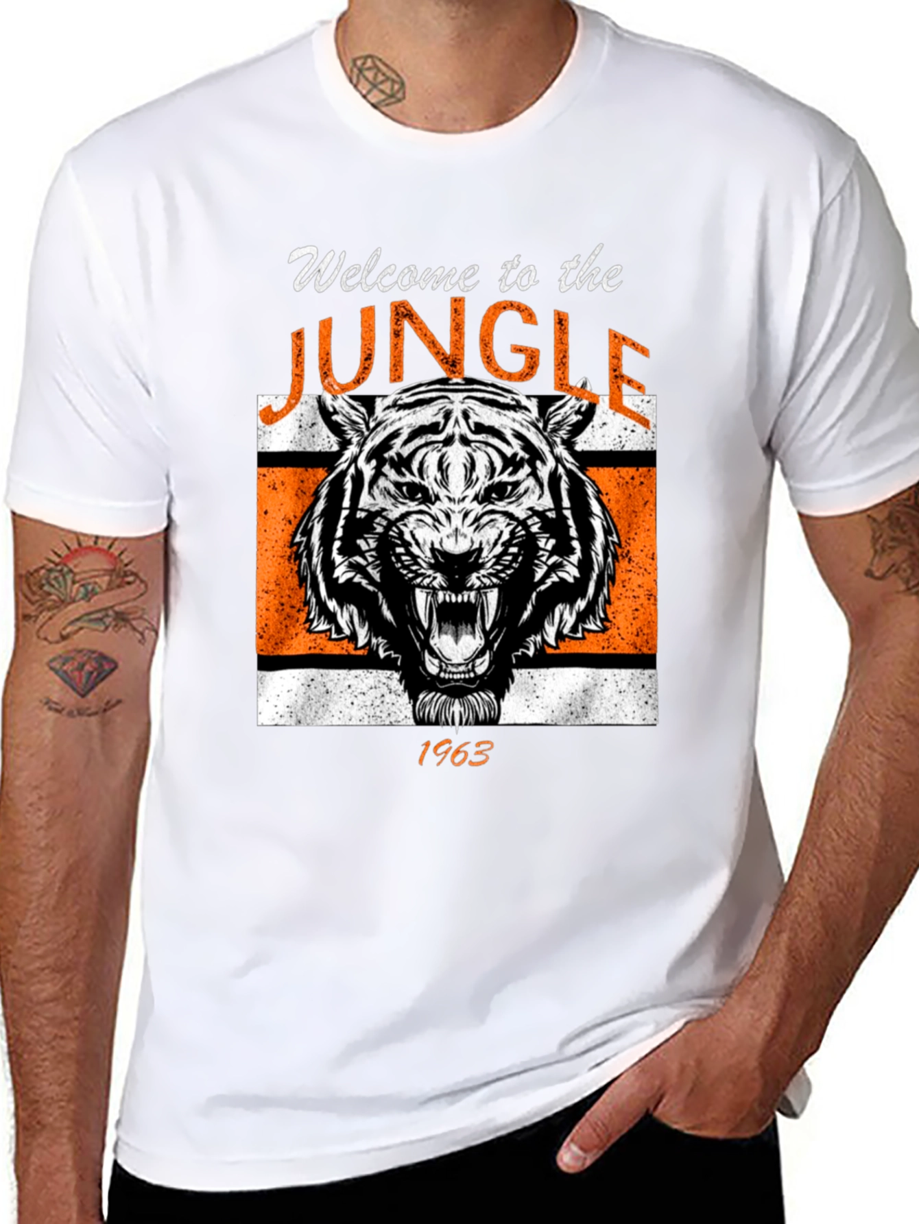 Welcome to the Jungle 1963 Tiger Graphic Tee