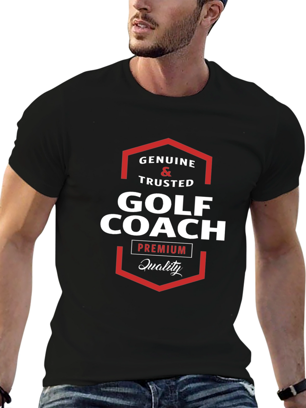 Genuine Golf Coach T-Shirt - Premium Quality